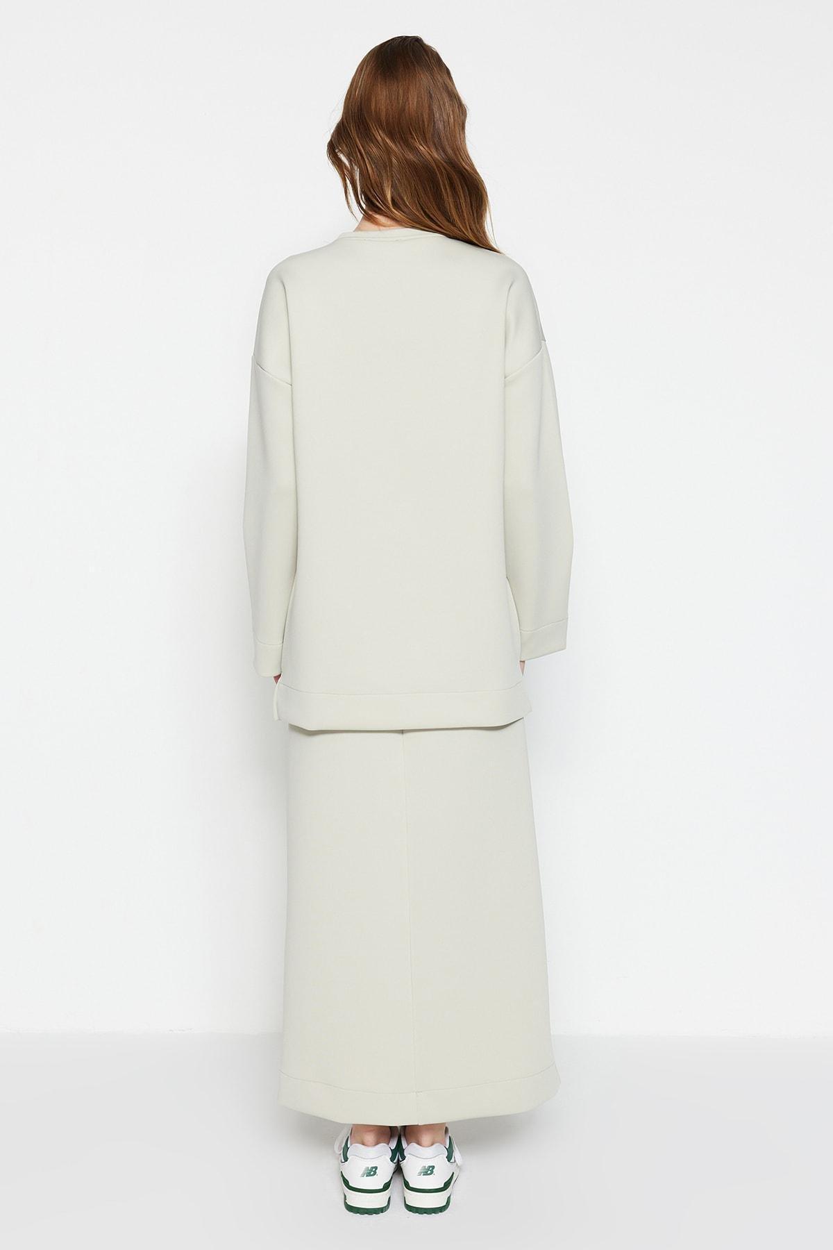 White Relaxed Co-Ord Set, , large image number 4