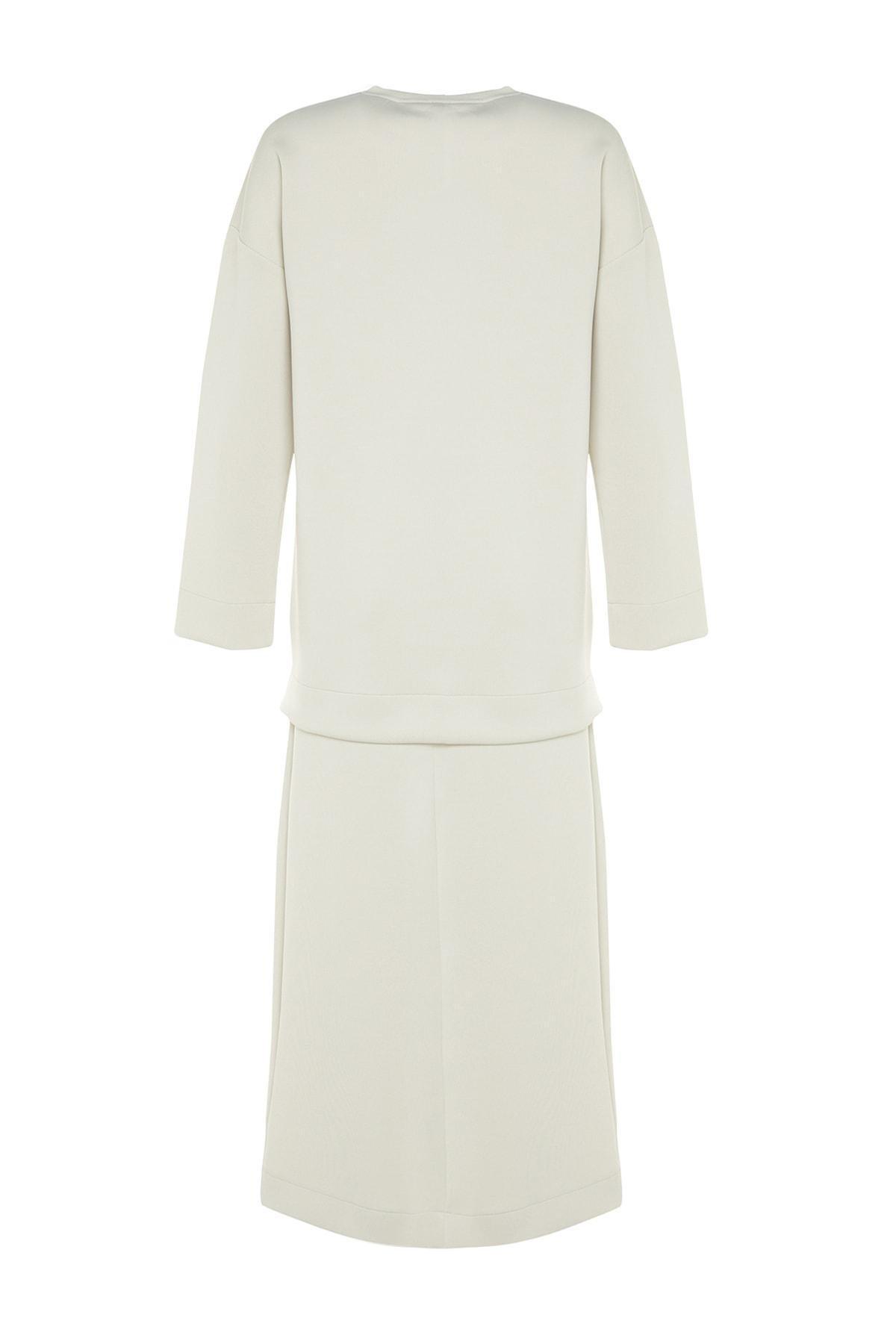 White Relaxed Co-Ord Set, , large image number 6