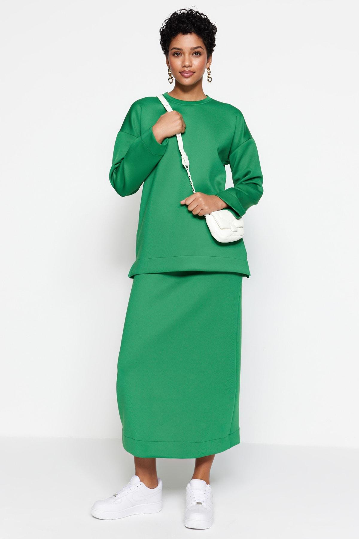 Green Relaxed Co-Ord Set, , large image number 0
