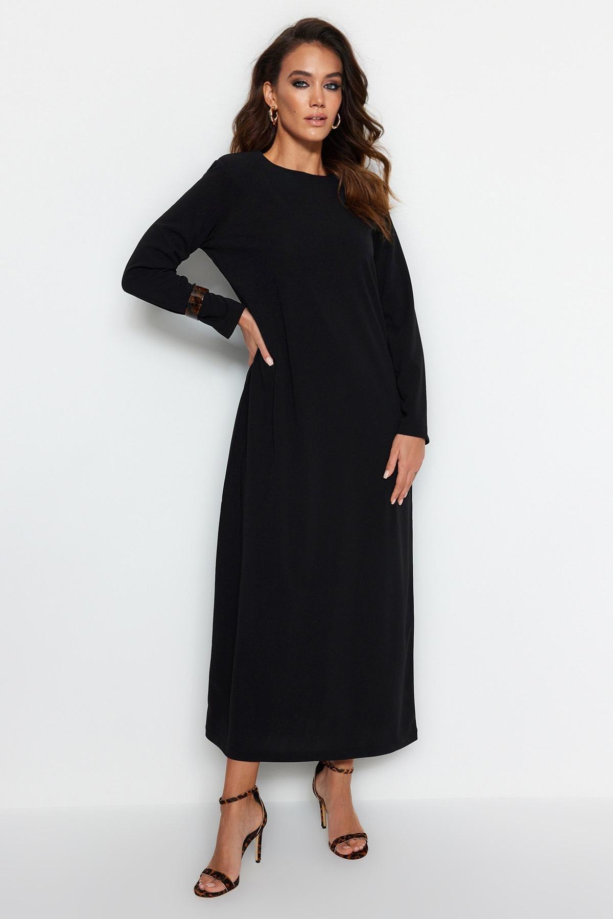Black Straight Dress, , large image number 0