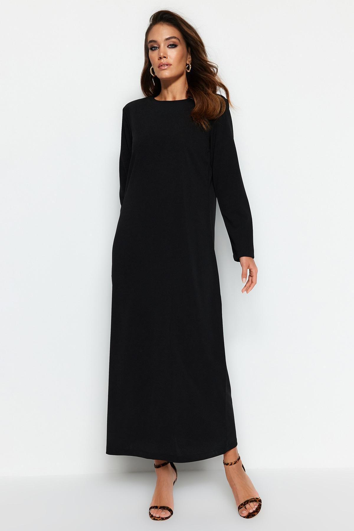 Black Straight Dress, , large image number 1
