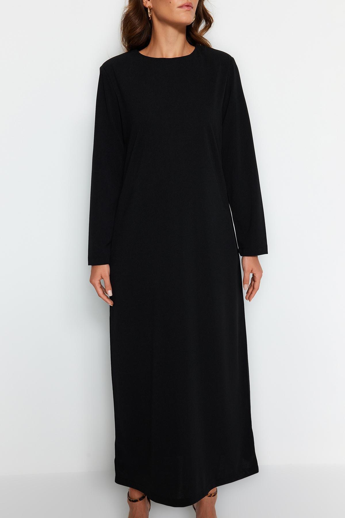 Black Straight Dress, , large image number 3