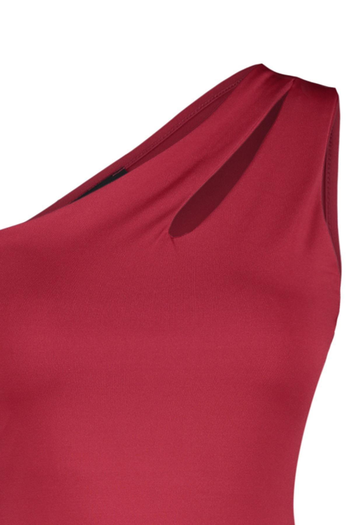 Red Slim Tank Top, , large image number 5