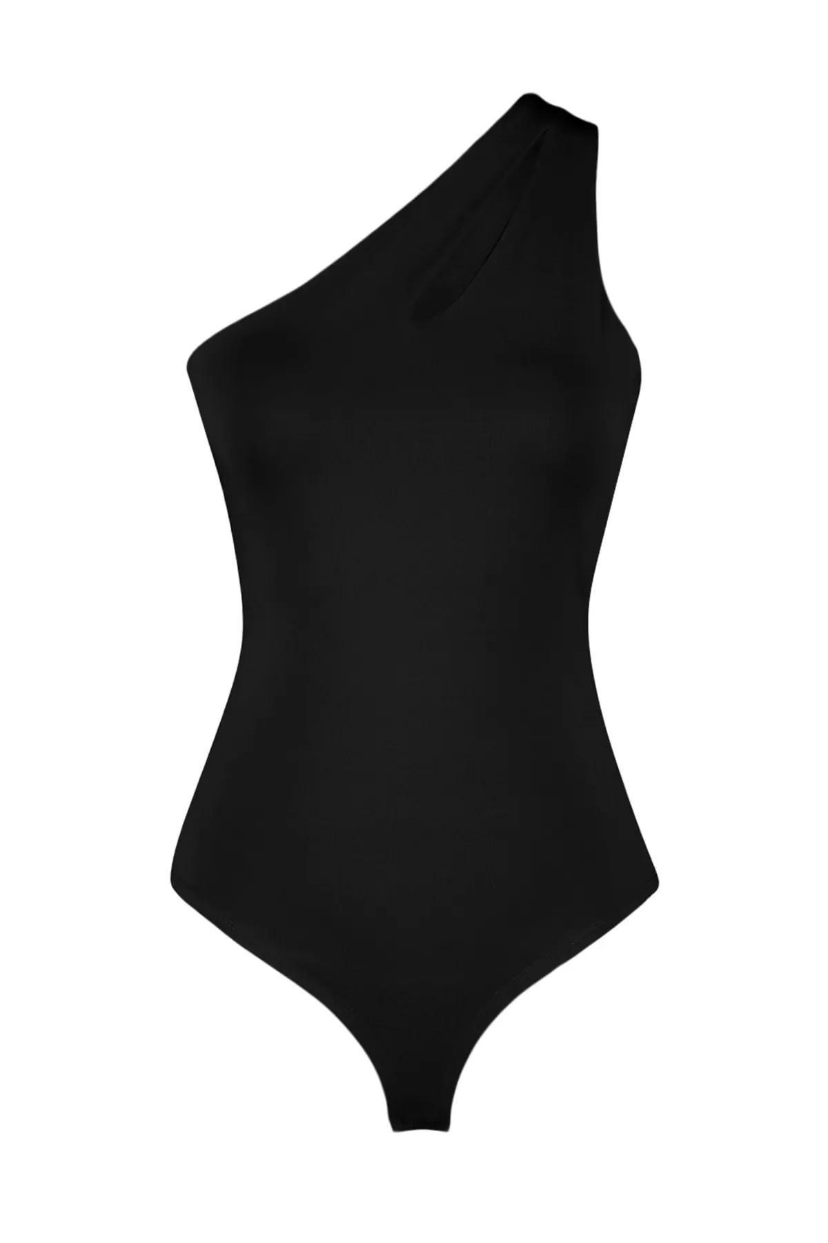 Black Women Bodysuit, Black, large image number 5