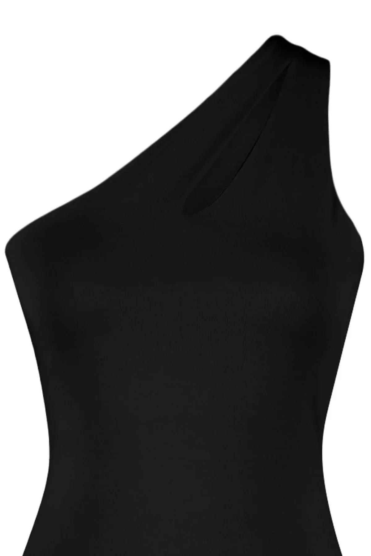 Black Women Bodysuit, Black, large image number 6