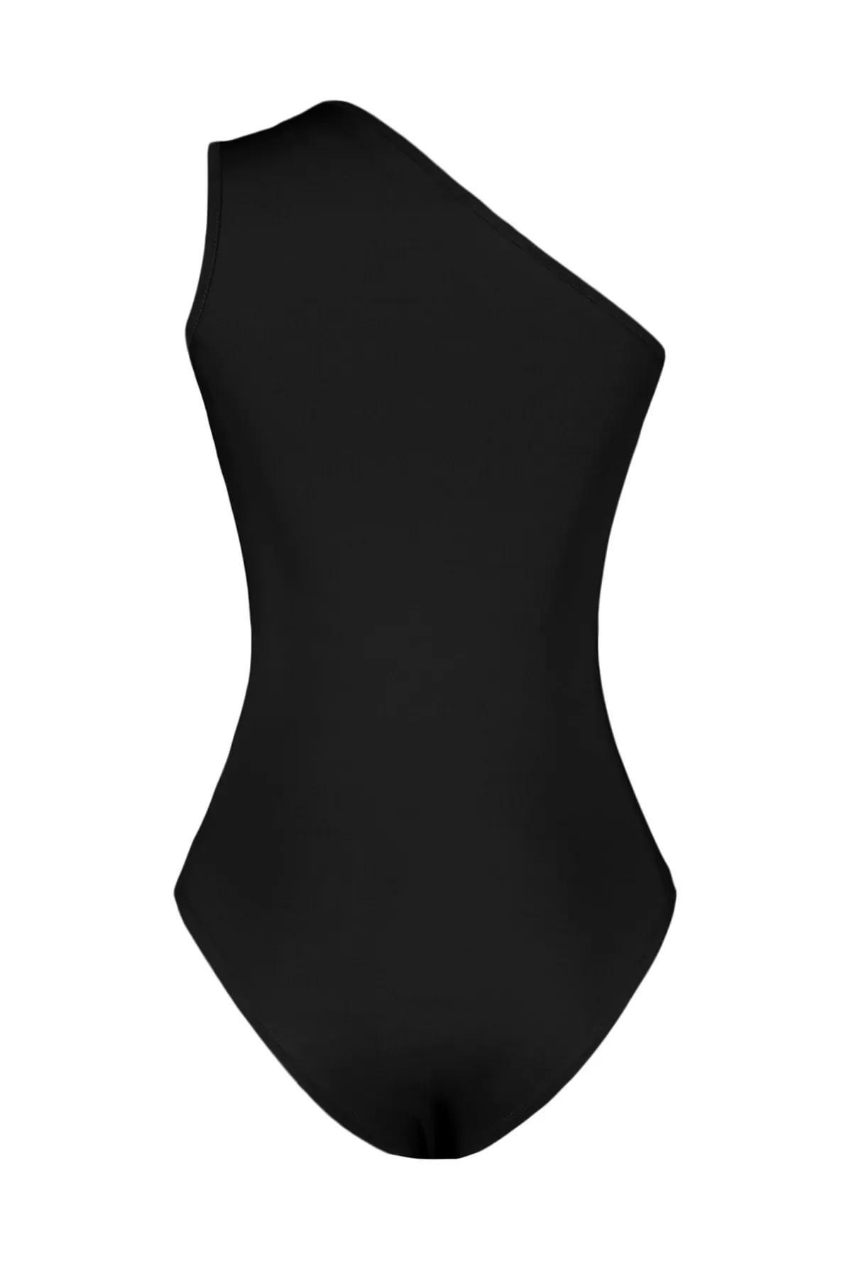 Black Women Bodysuit, Black, large image number 7