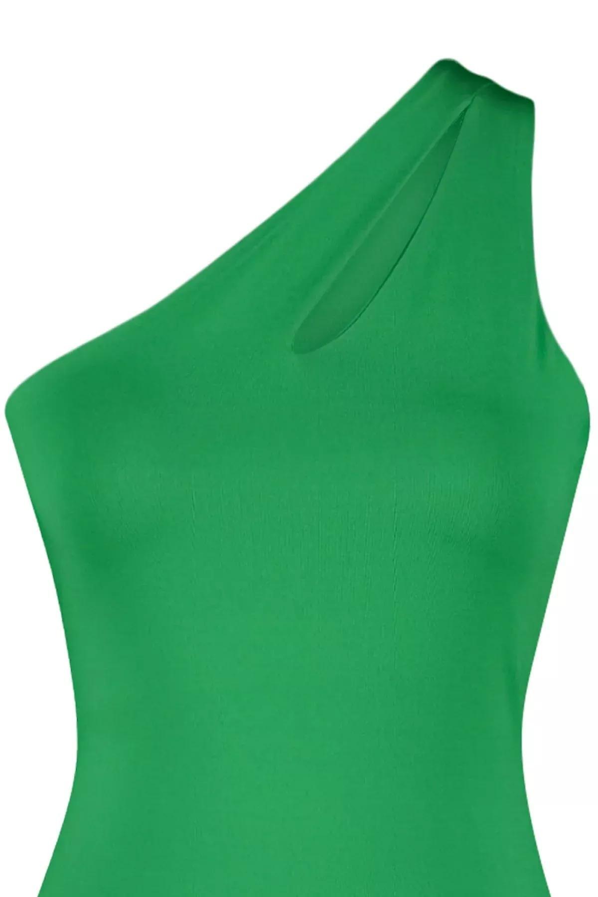 Green Women Bodysuit, Green, large image number 6