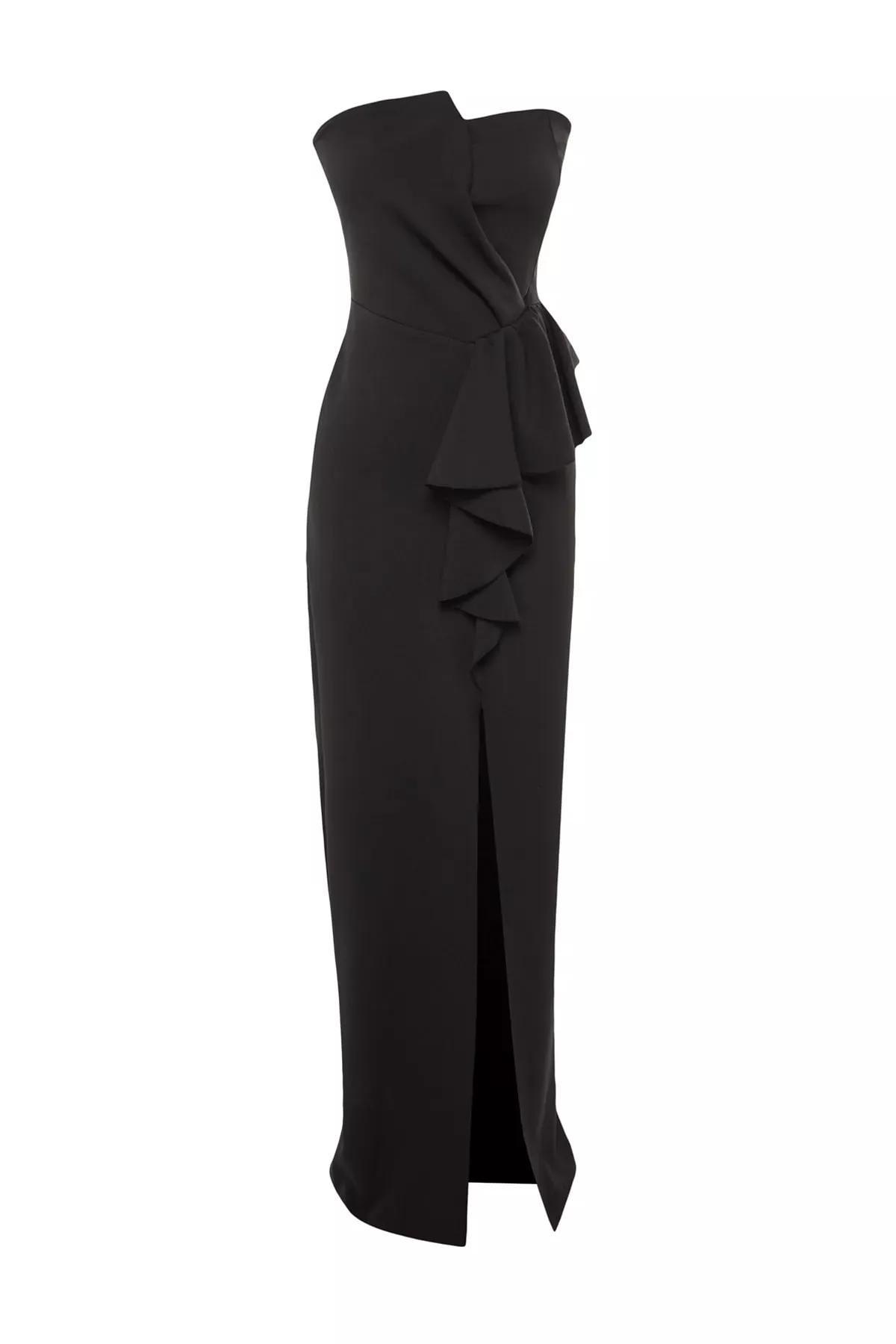 Black Sleeveless Occasionwear Dress, , large image number 5