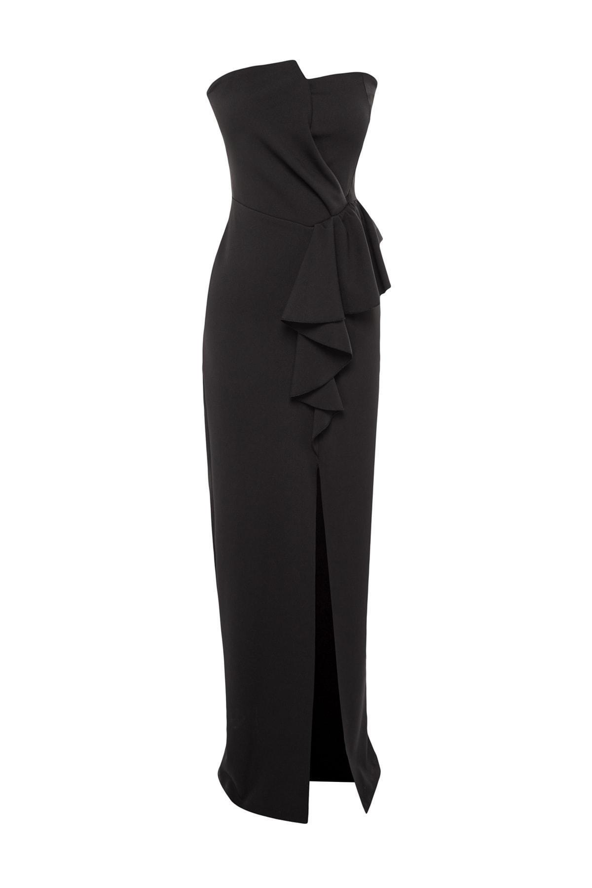 Black Sleeveless Occasionwear Dress, , large image number 6