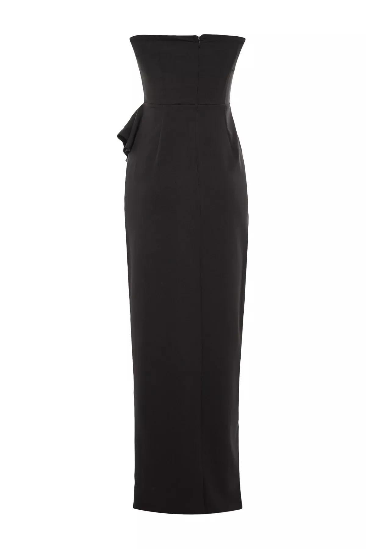 Black Sleeveless Occasionwear Dress, , large image number 6