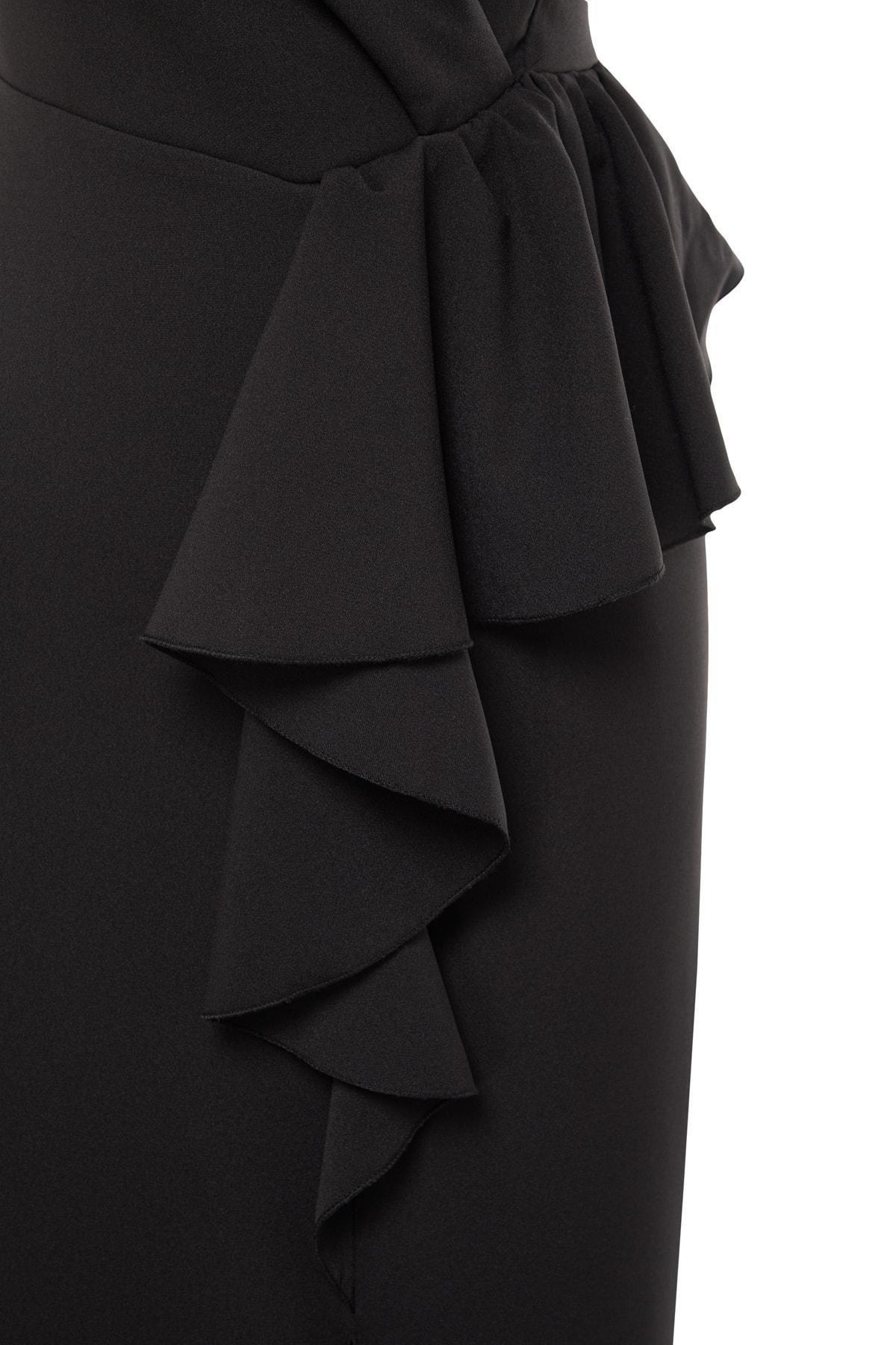 Black Sleeveless Occasionwear Dress, , large image number 7
