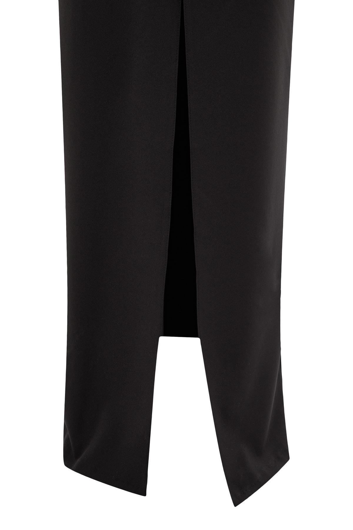 Black Sleeveless Occasionwear Dress, , large image number 8
