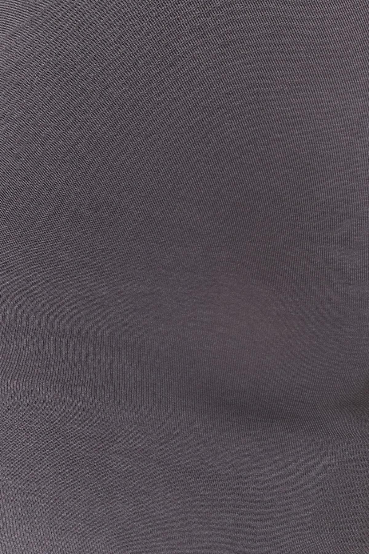 Grey Fitted Blouse, , large image number 4