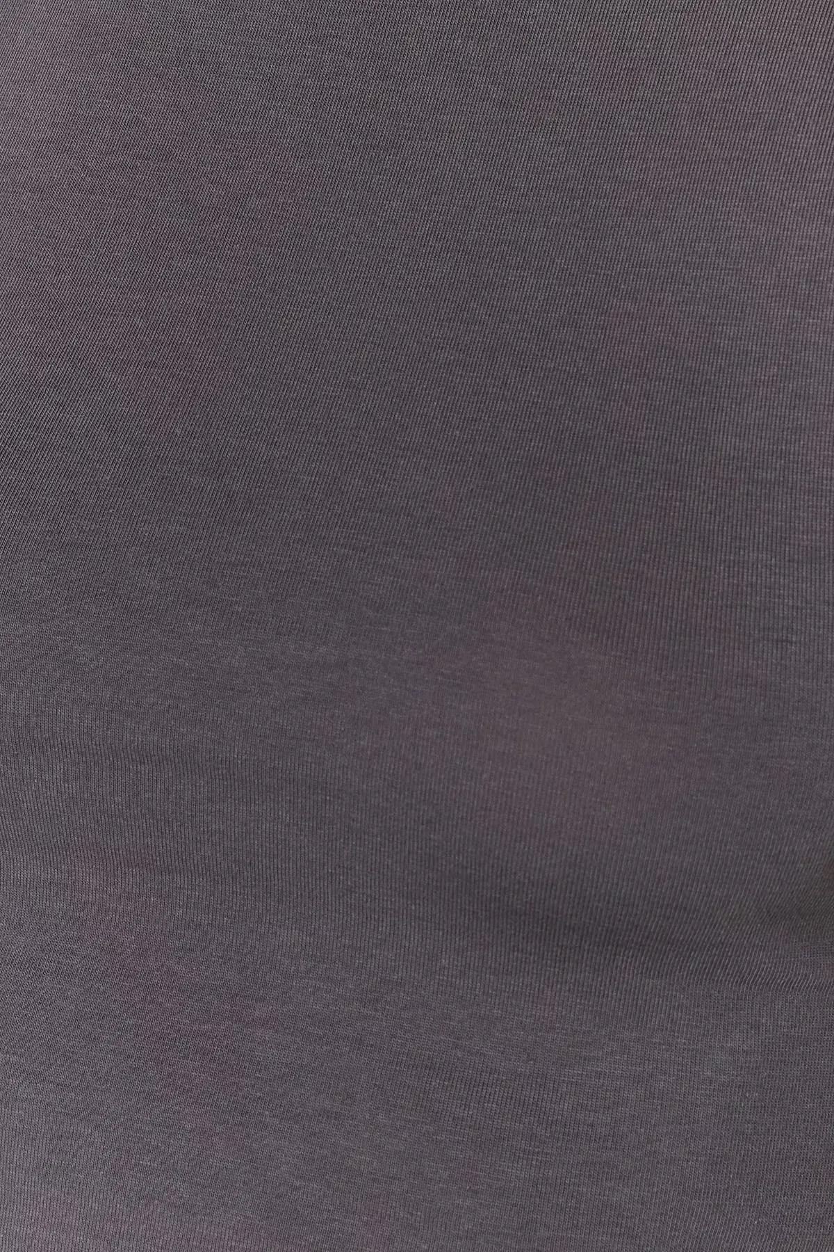 بلوزة بقصة ضيقة، رمادي, Gray, large image number 4