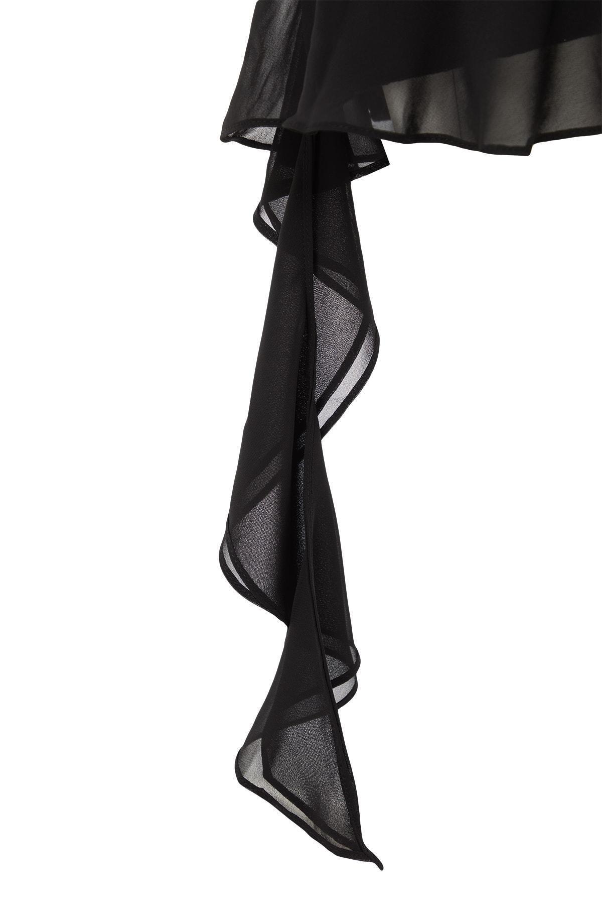 Black Ruffled Dress, , large image number 7