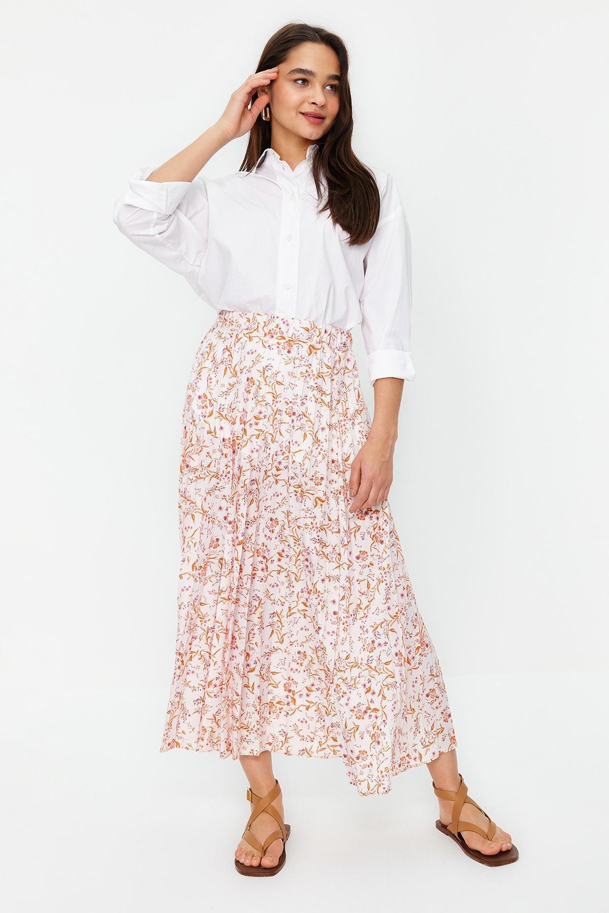 Multicolour Printed Maxi Skirt, , large image number 2
