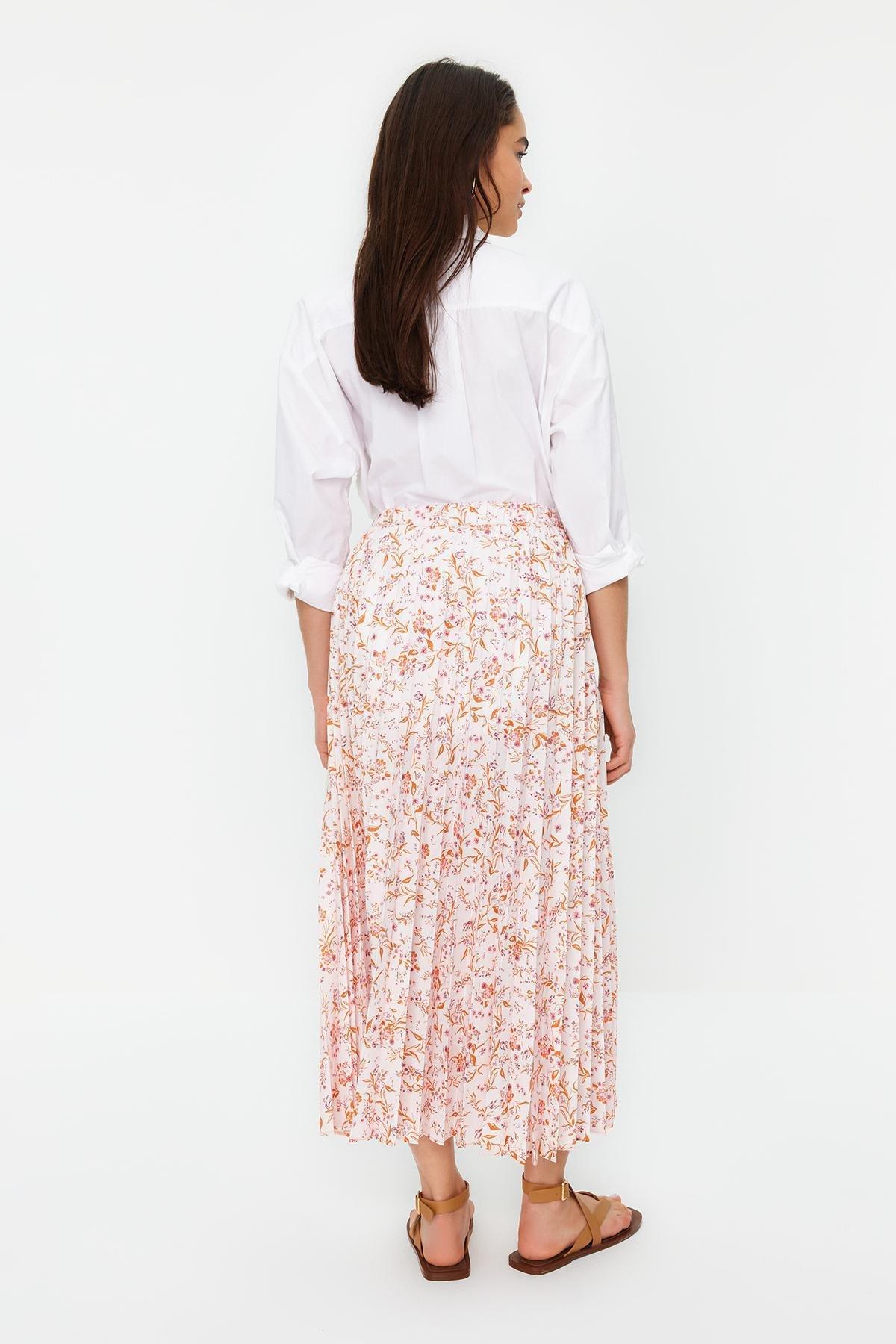 Multicolour Printed Maxi Skirt, , large image number 4