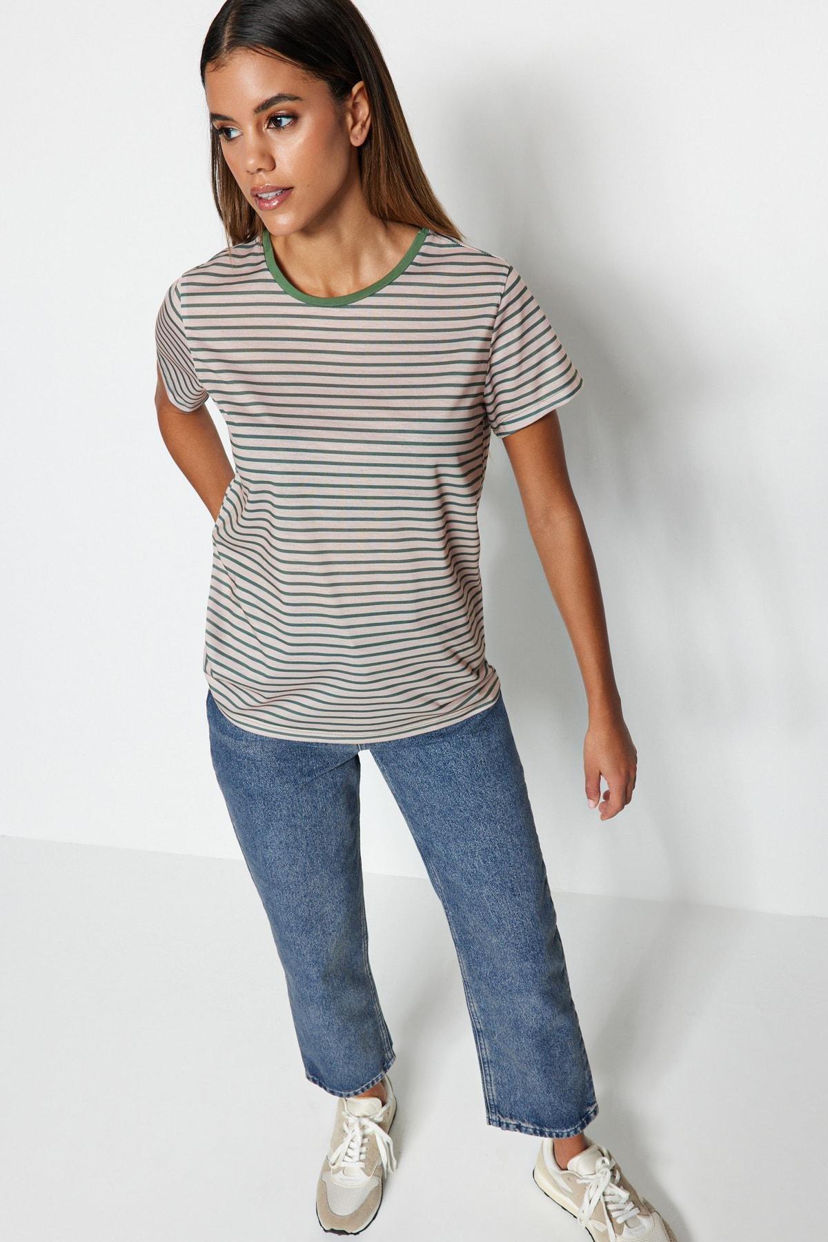 Multicolour Crew Neck T-Shirt, Set Of 3, , large image number 5