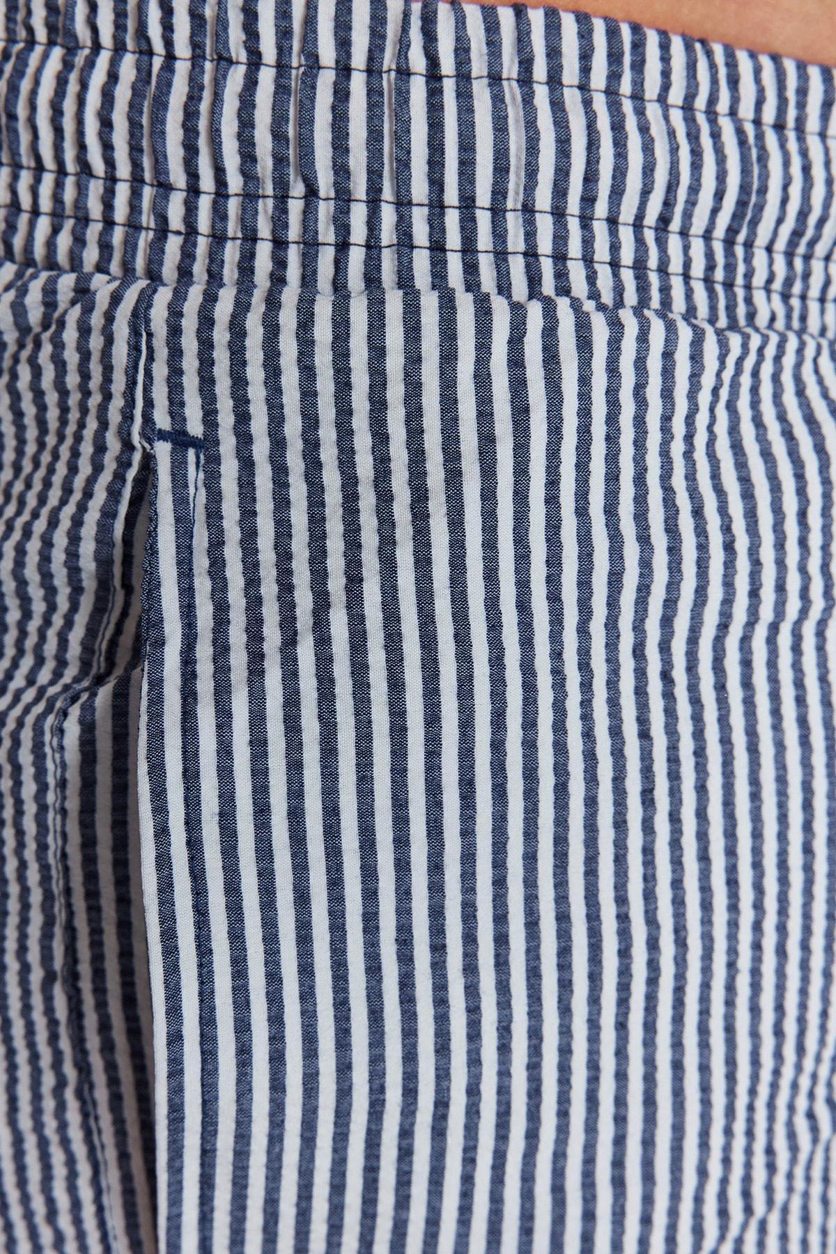 Navy Striped Swim Shorts, , large image number 4