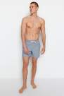 Trendyol - Navy Striped Swim Shorts