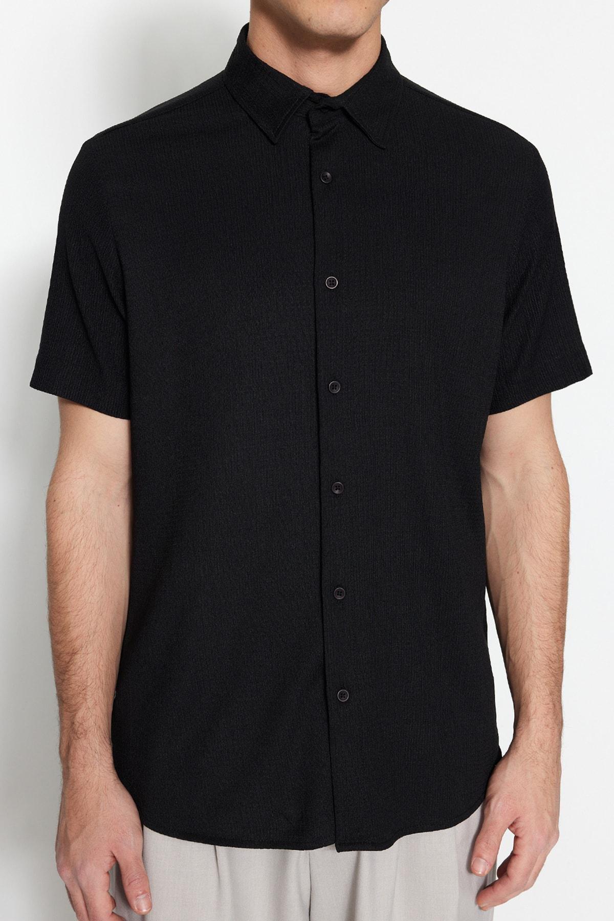 Black Collared Shirt, , large image number 3