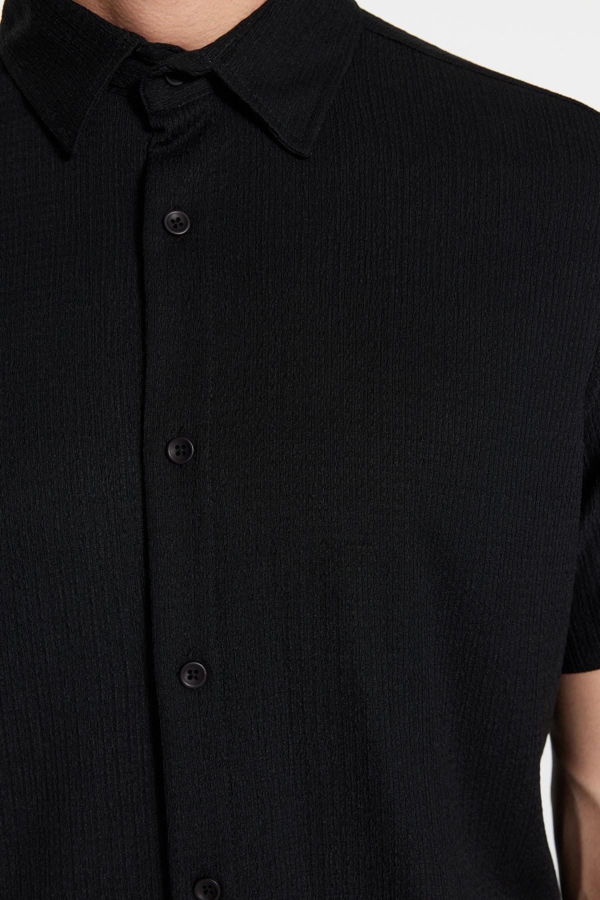 Black Collared Shirt, , large image number 4