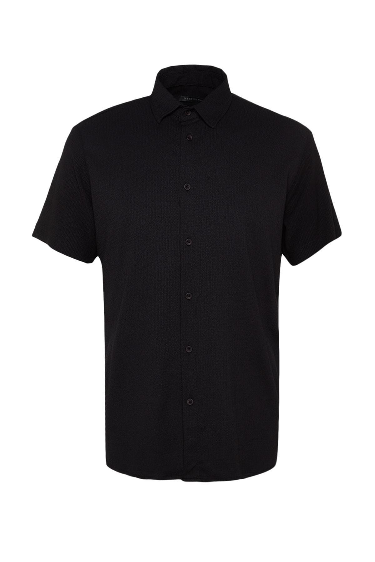 Black Collared Shirt, , large image number 5