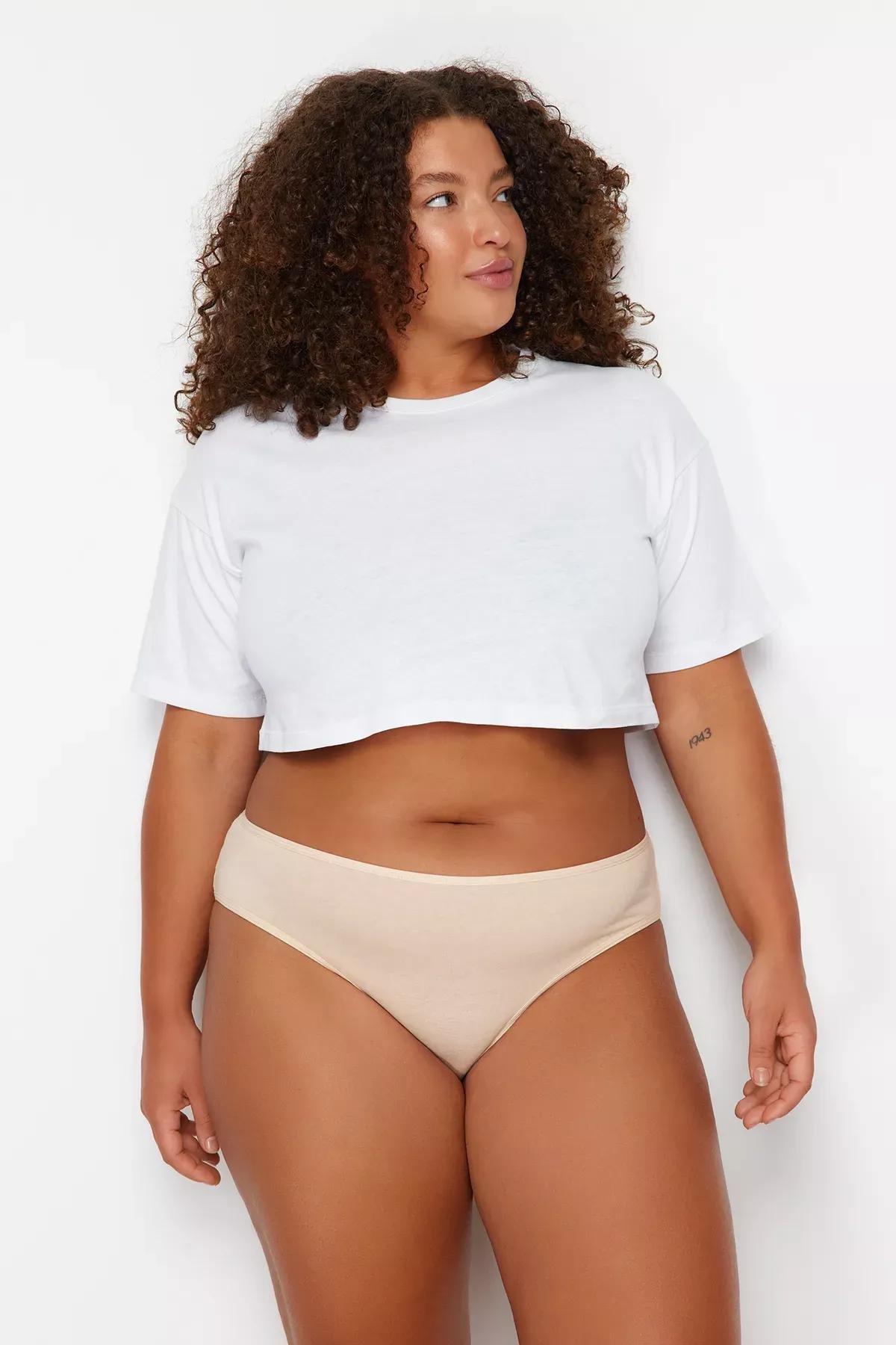 Multicolour Plus Size Underwear, Set Of 3, Multicolor, large image number 3