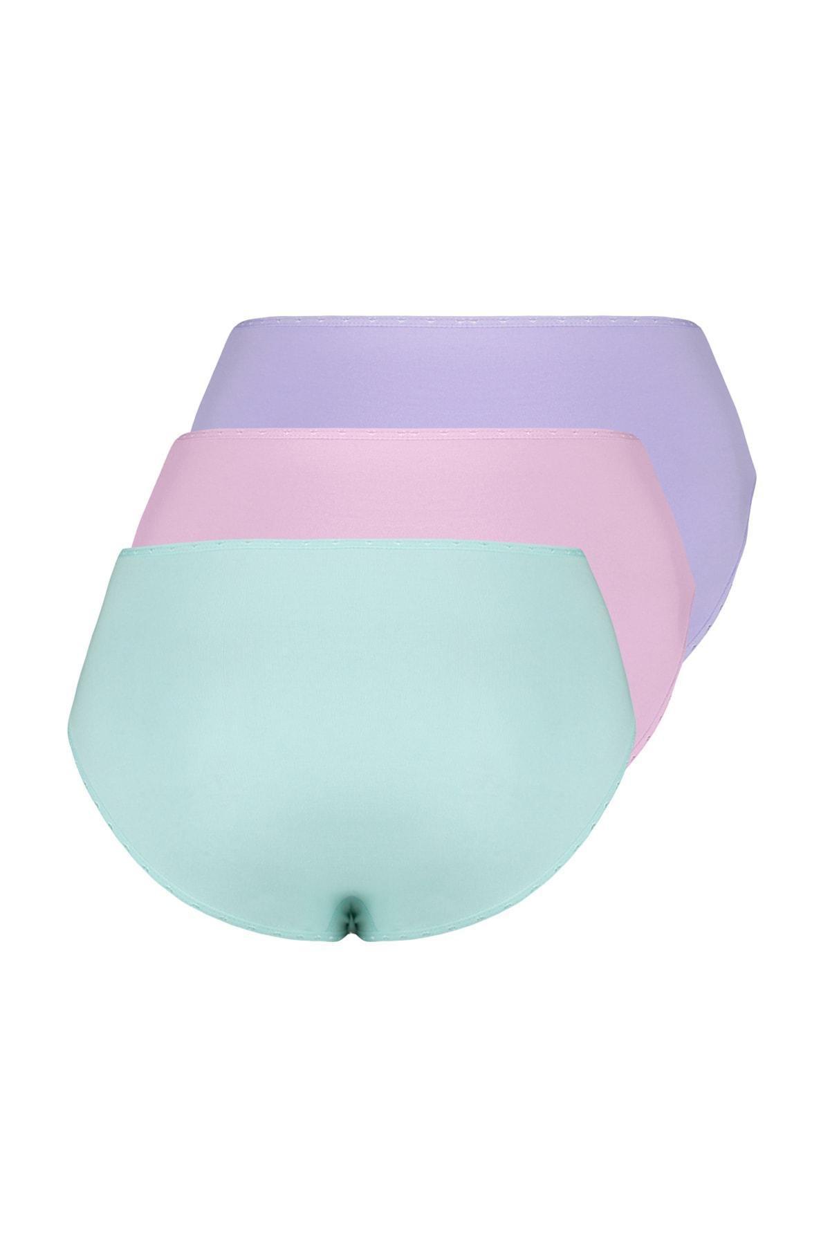 Pink Plus Size Underpants, Set Of 3, , large image number 0