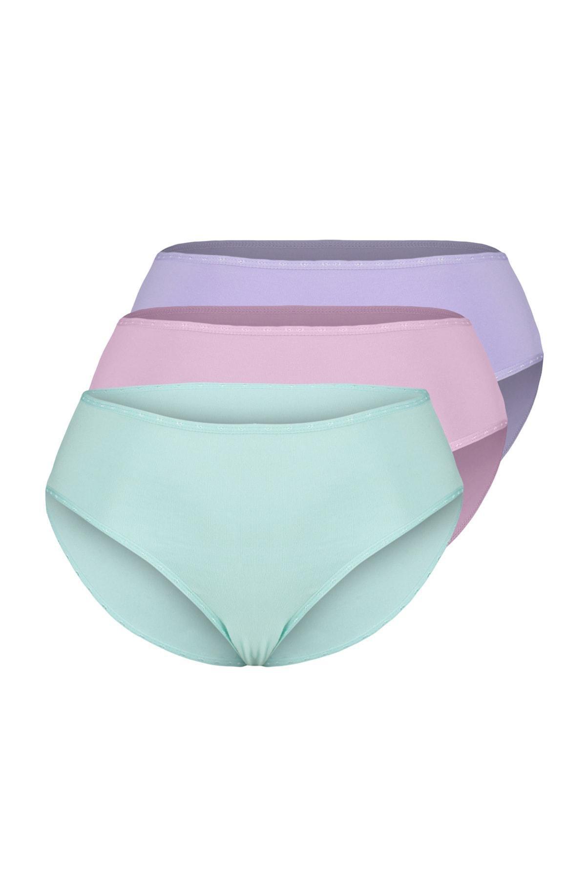 Pink Plus Size Underpants, Set Of 3, , large image number 1