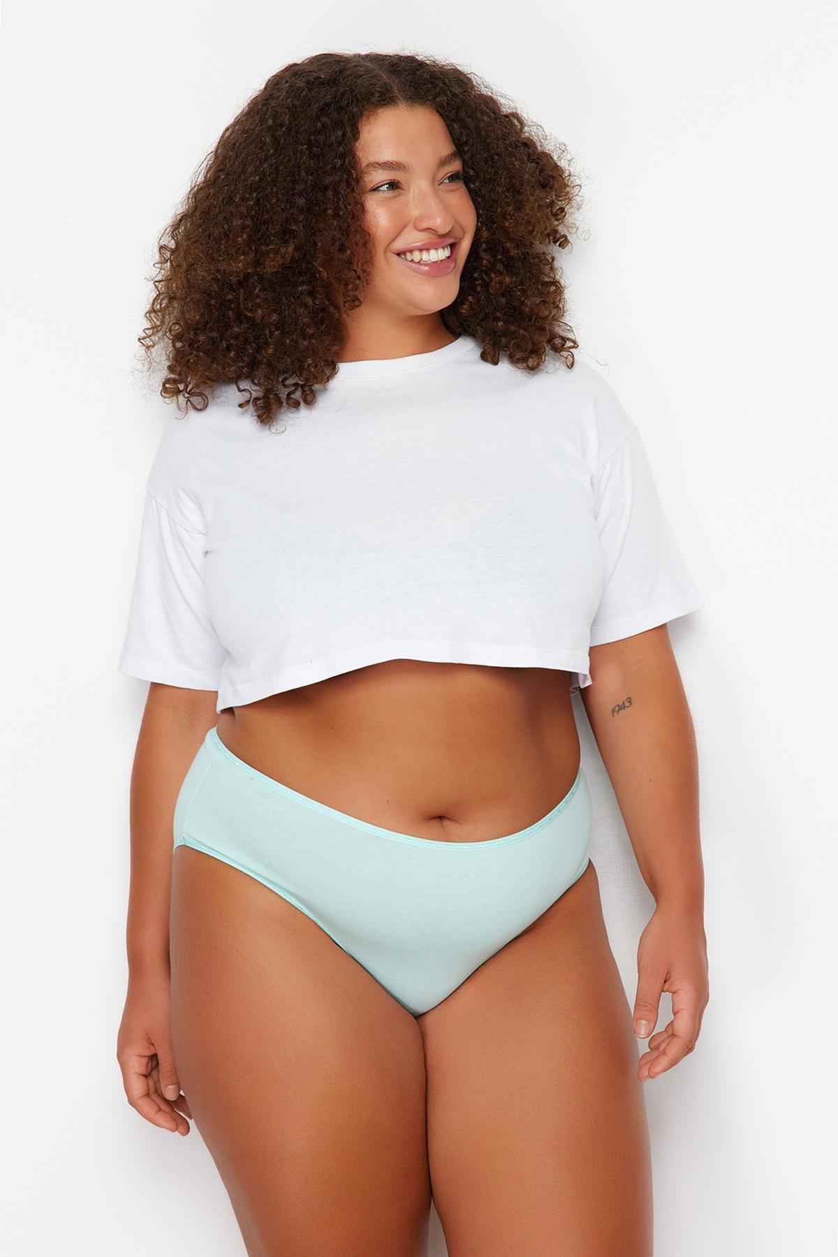 Pink Plus Size Underpants, Set Of 3, , large image number 8