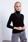 Lafaba - Black Turtleneck Knitwear Sweater