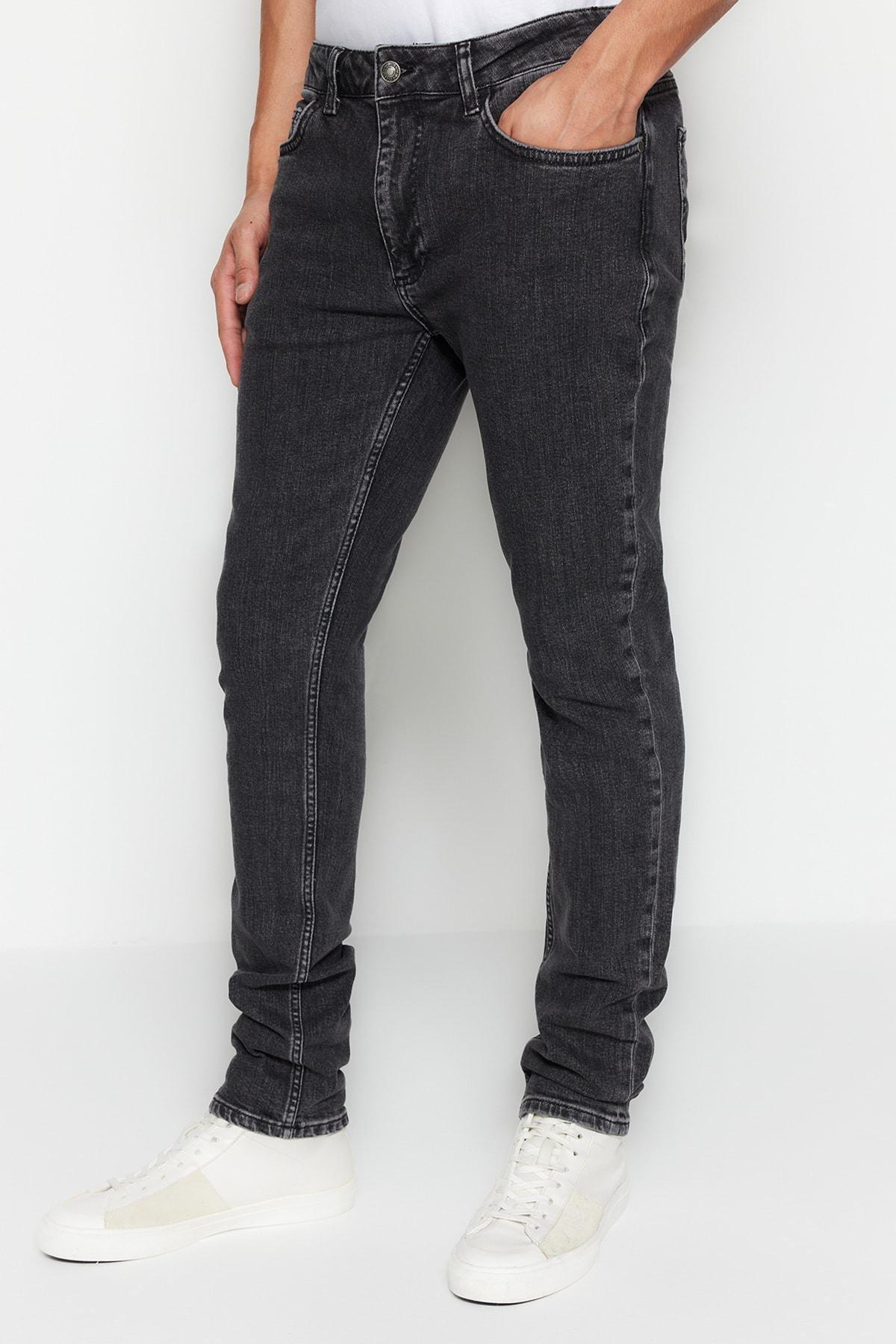 Black Skinny Jeans, Black, large image number 2