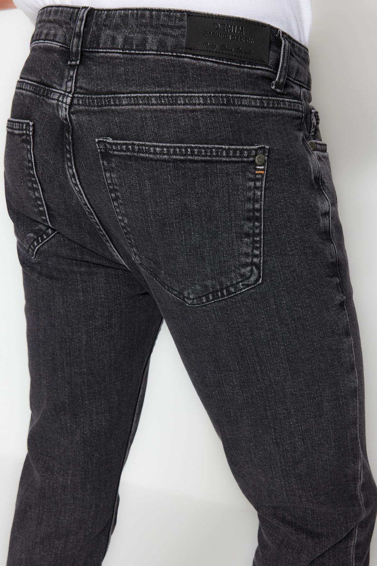 Black Skinny Jeans, Black, large image number 7