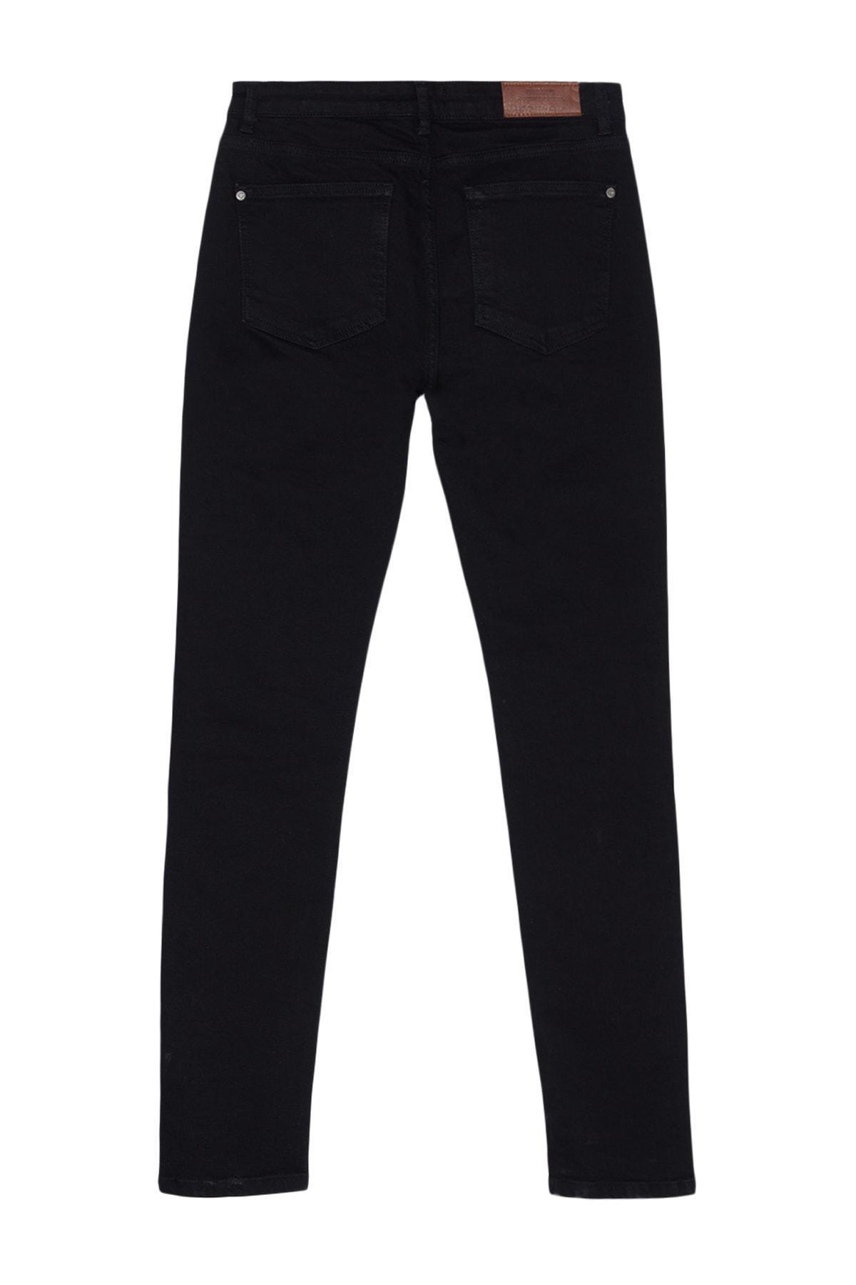Black Skinny Jeans, Black, large image number 9