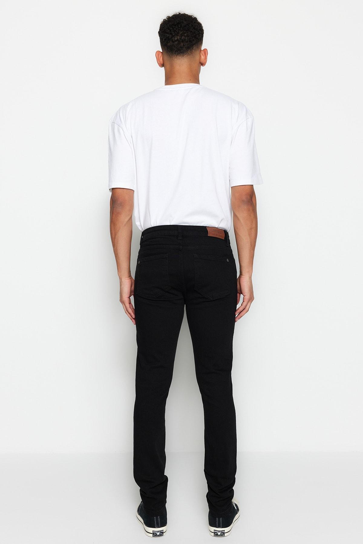 Black Skinny Jeans, Black, large image number 10
