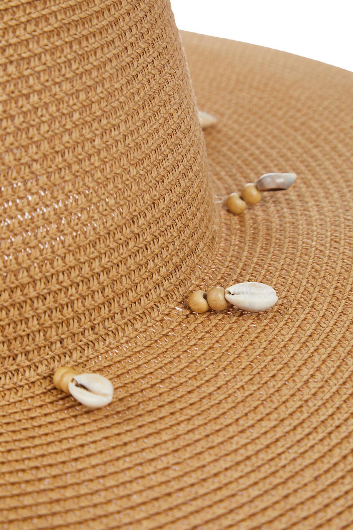 Brown Casual Hat, CAMEL, large image number 4