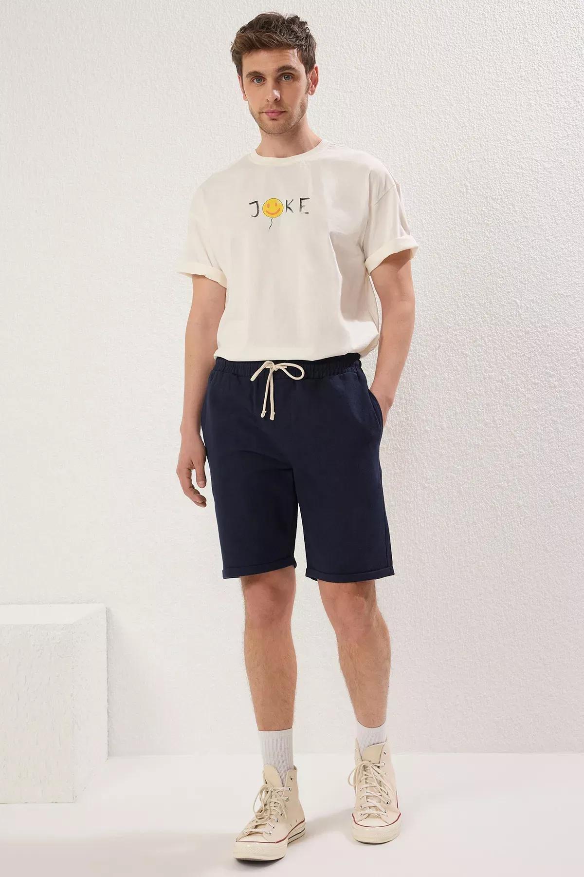 Blue Regular Shorts & Bermuda, Navy blue, large image number 1