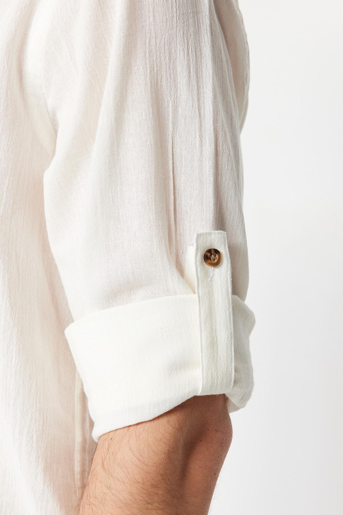 White Cotton Shirt, , large image number 11