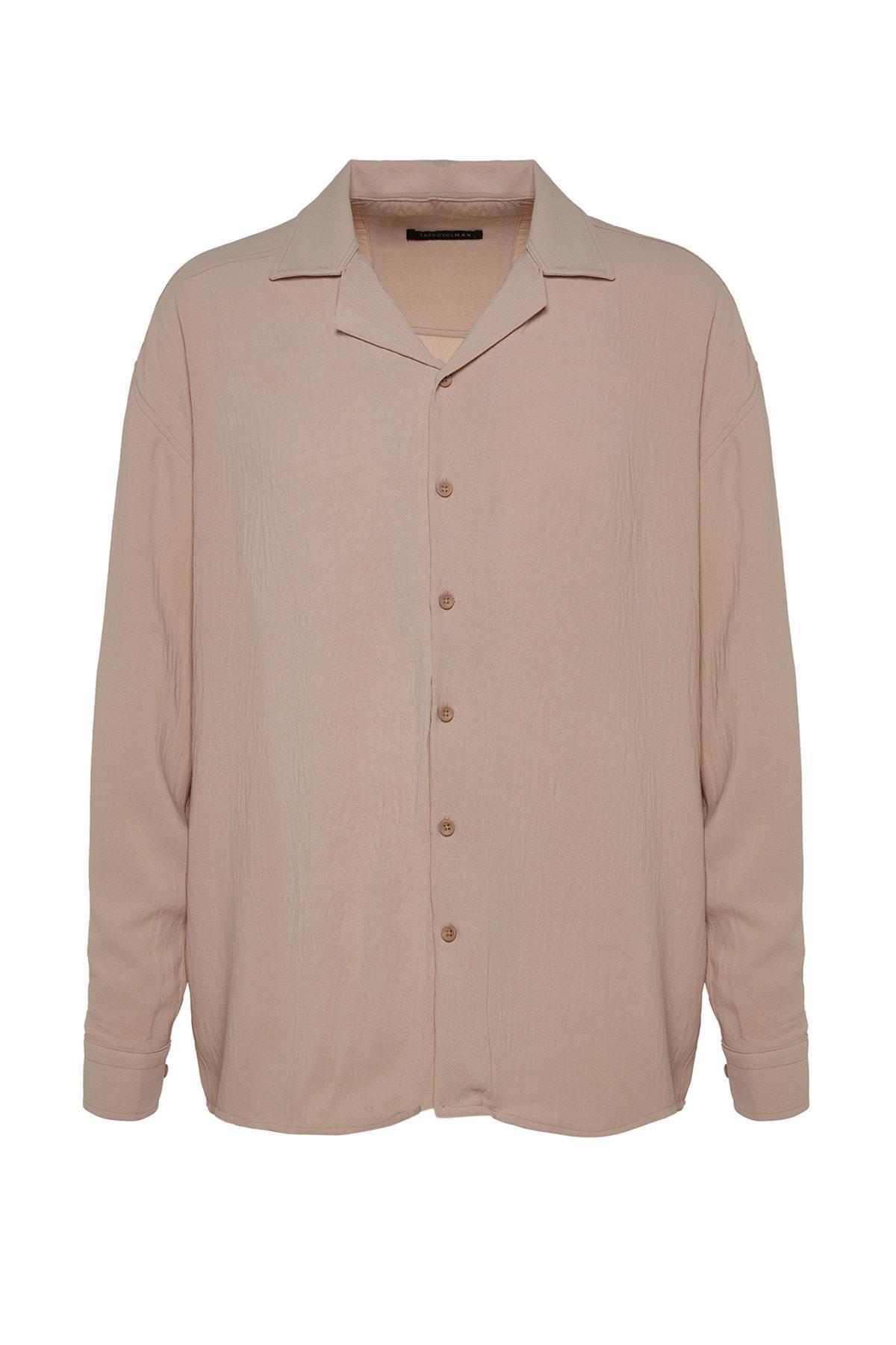 Beige Oversize Shirt, , large image number 8