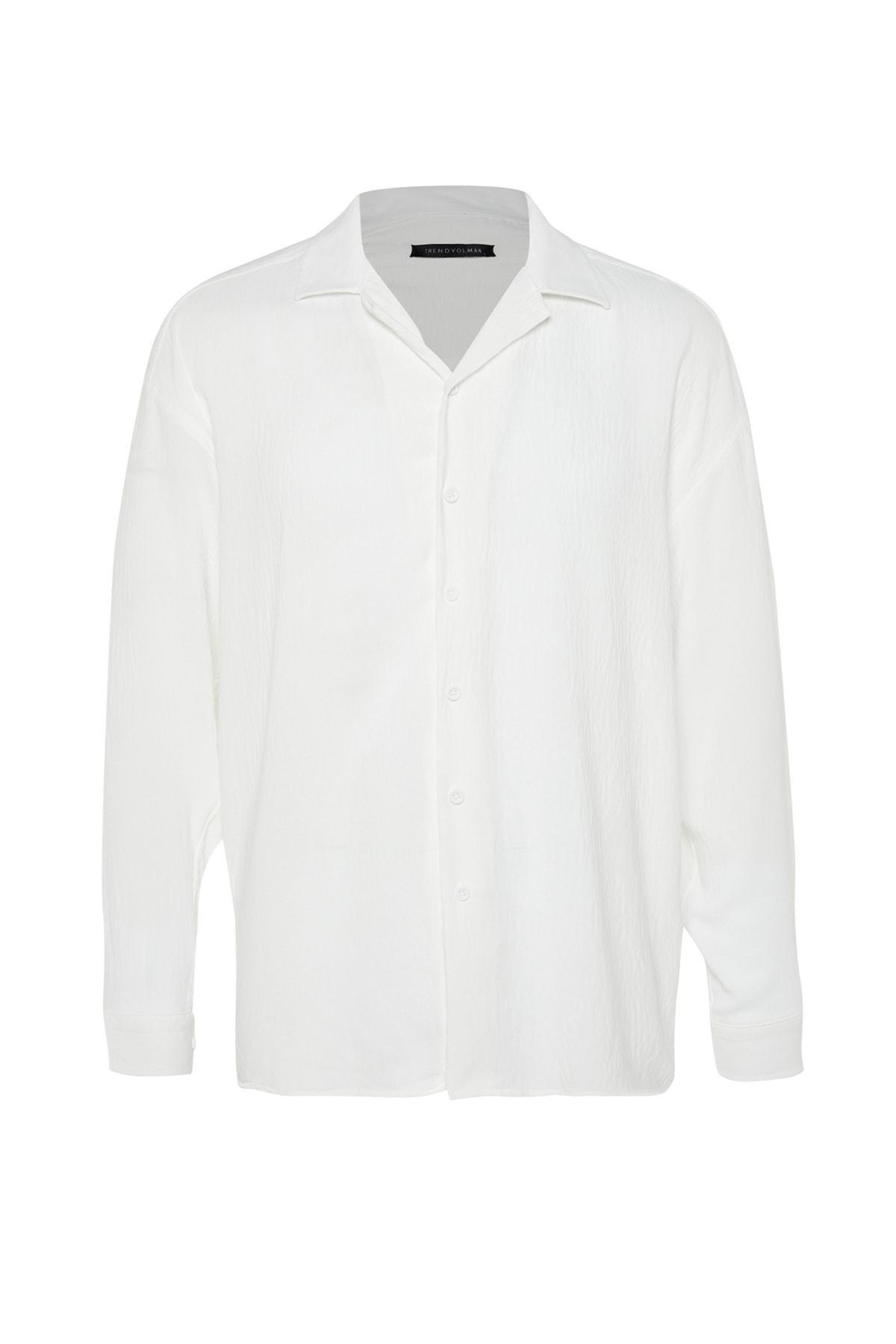 White Oversize Shirt, , large image number 6