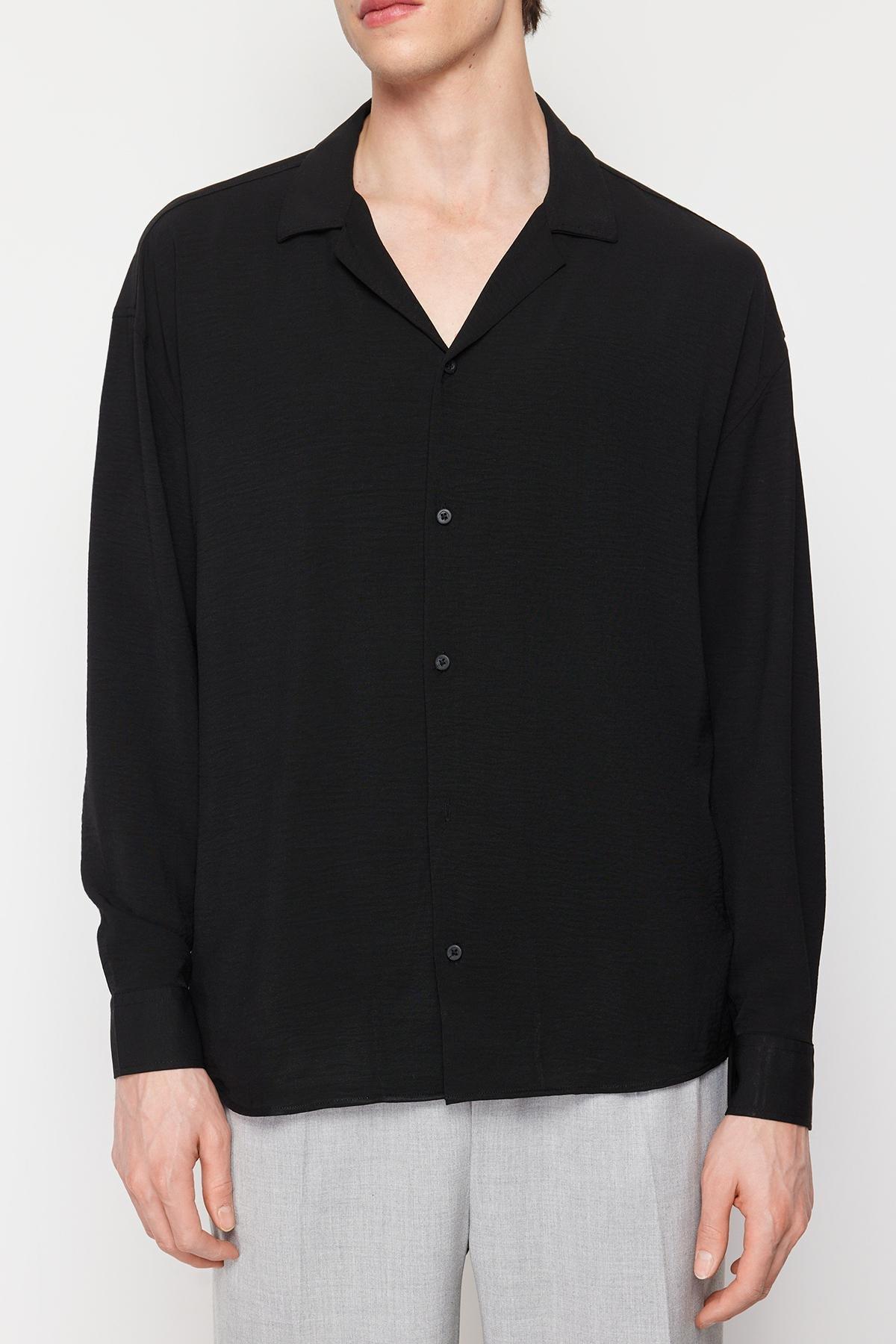 Black Buttoned Shirt, , large image number 2