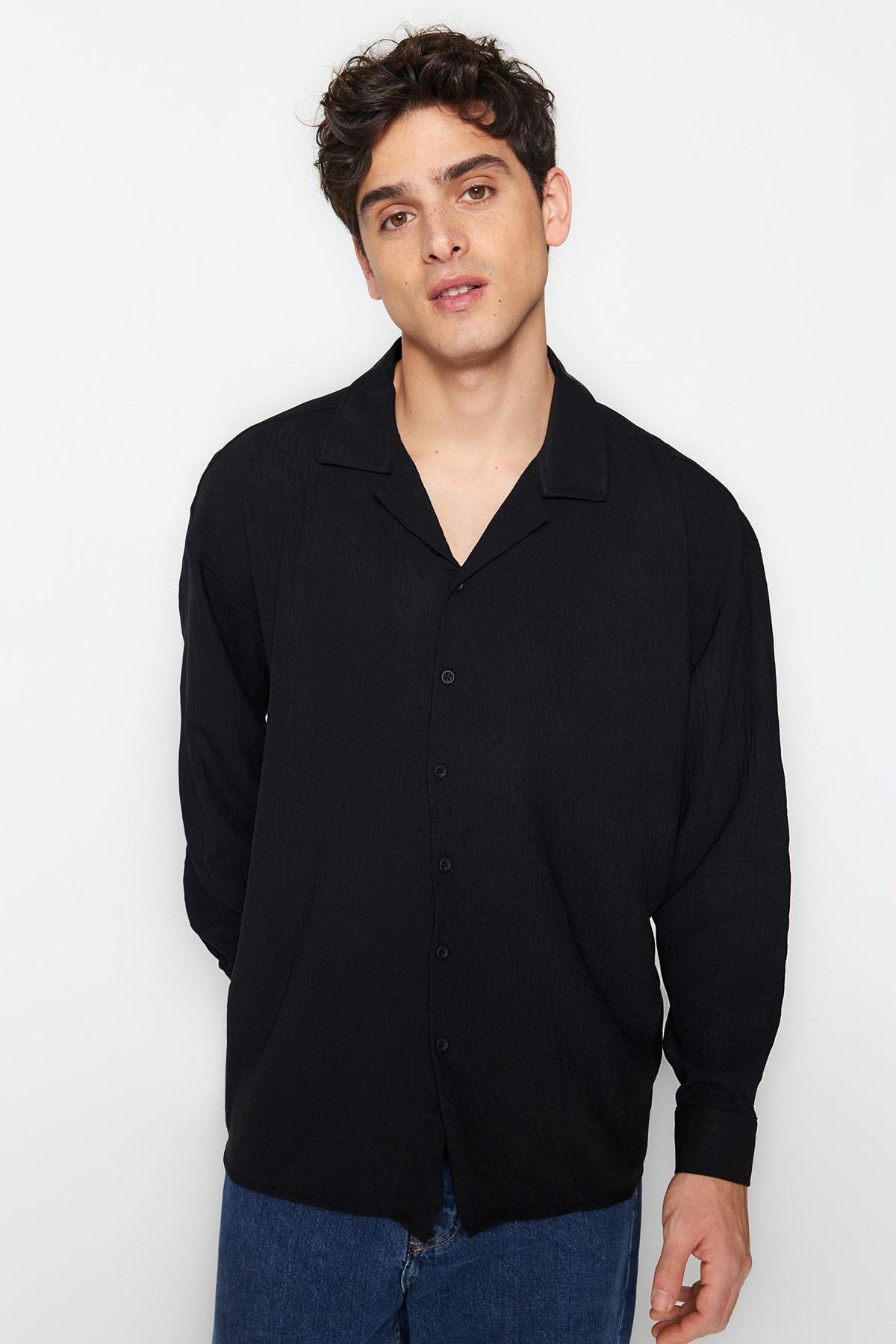 Black Buttoned Shirt, , large image number 9