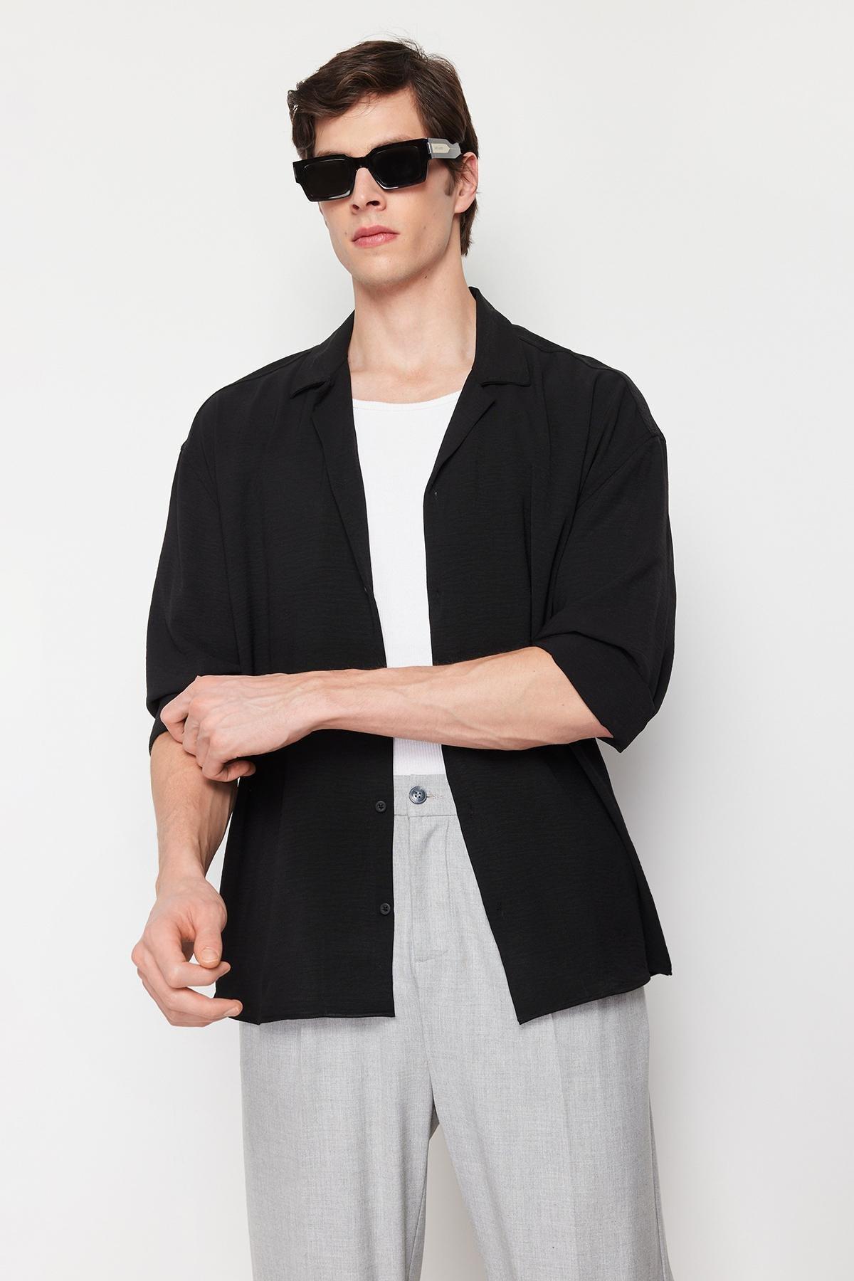 Black Buttoned Shirt, , large image number 10