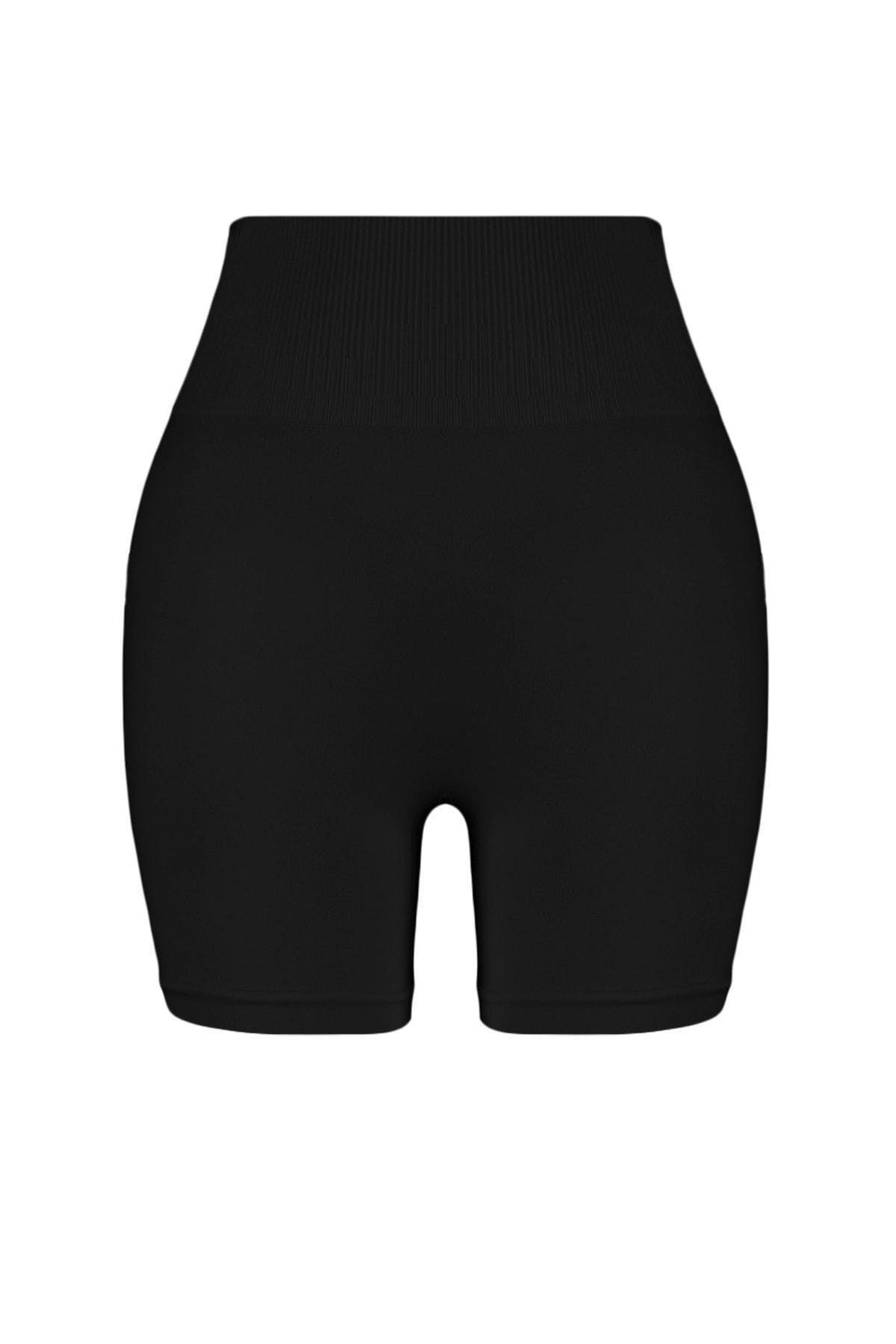 Black High Waist Sports Leggings, , large image number 3
