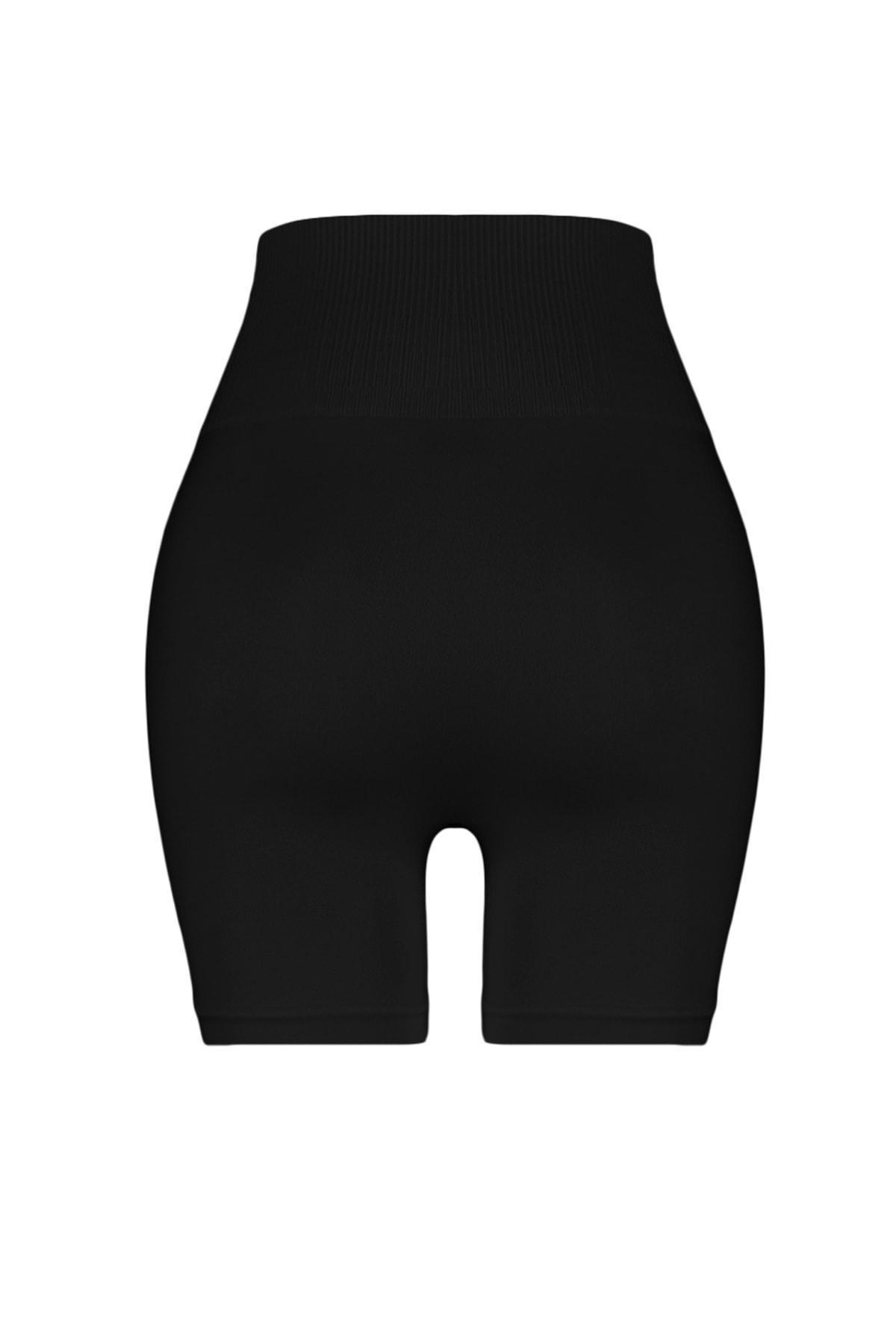 Black High Waist Sports Leggings, , large image number 4