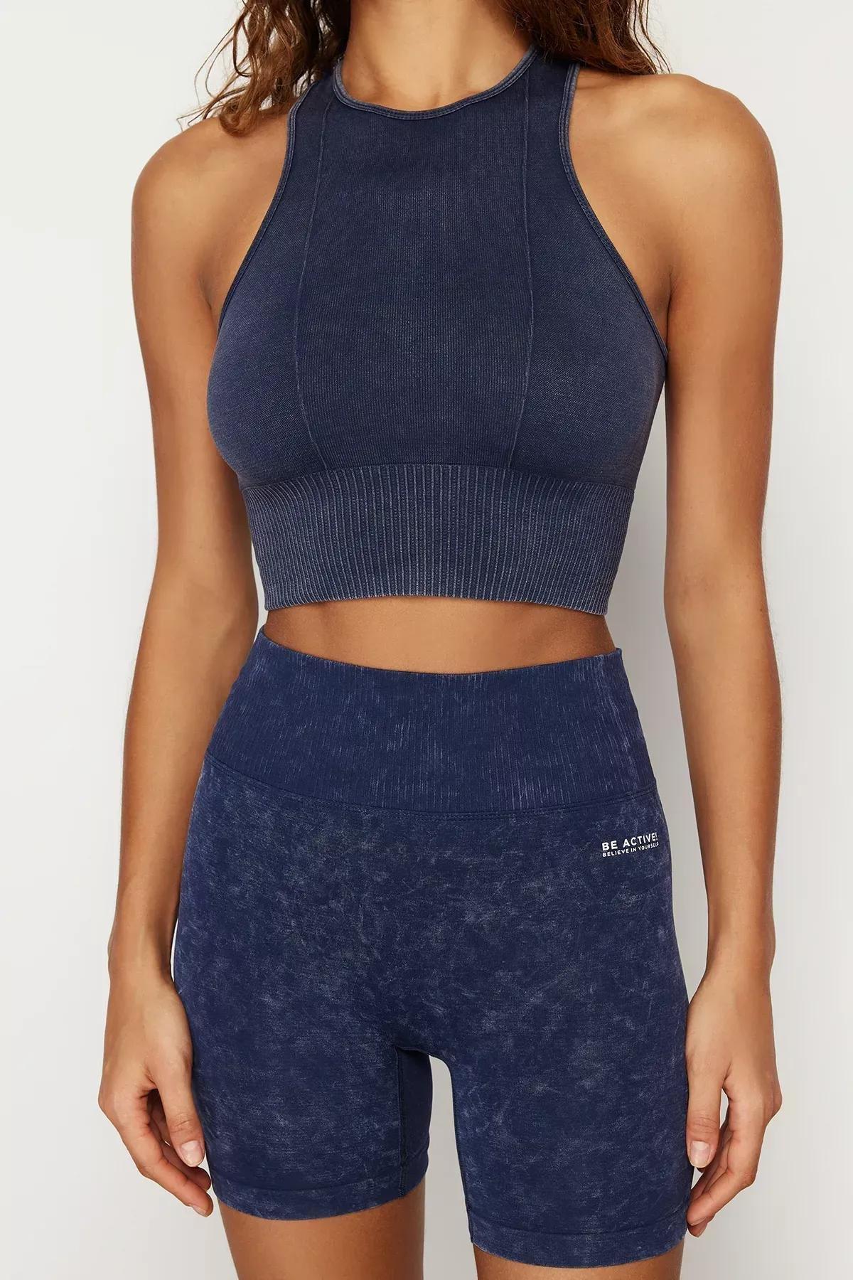 Blue Halter sports Top, Blue, large image number 5