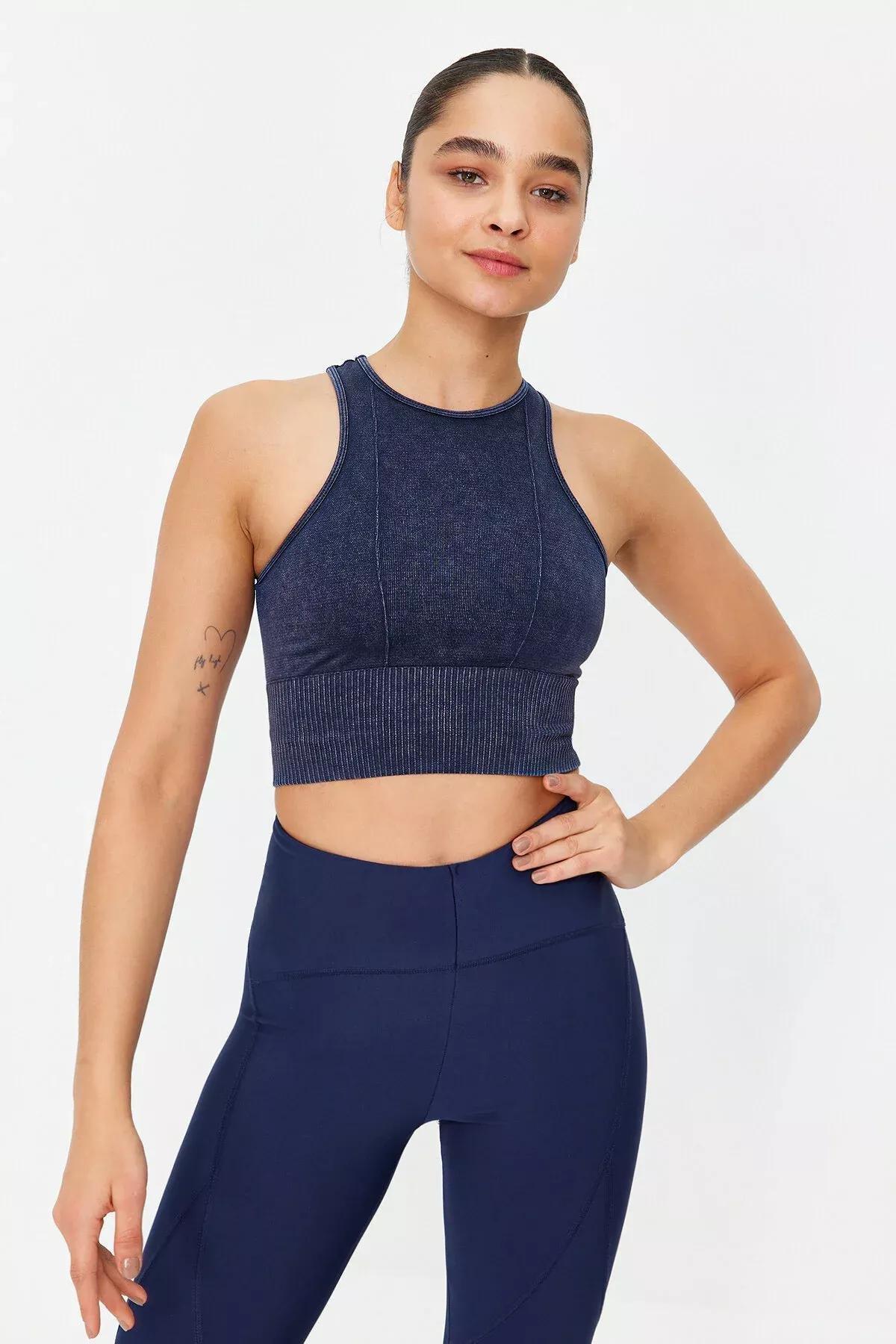 Blue Halter sports Top, Blue, large image number 9