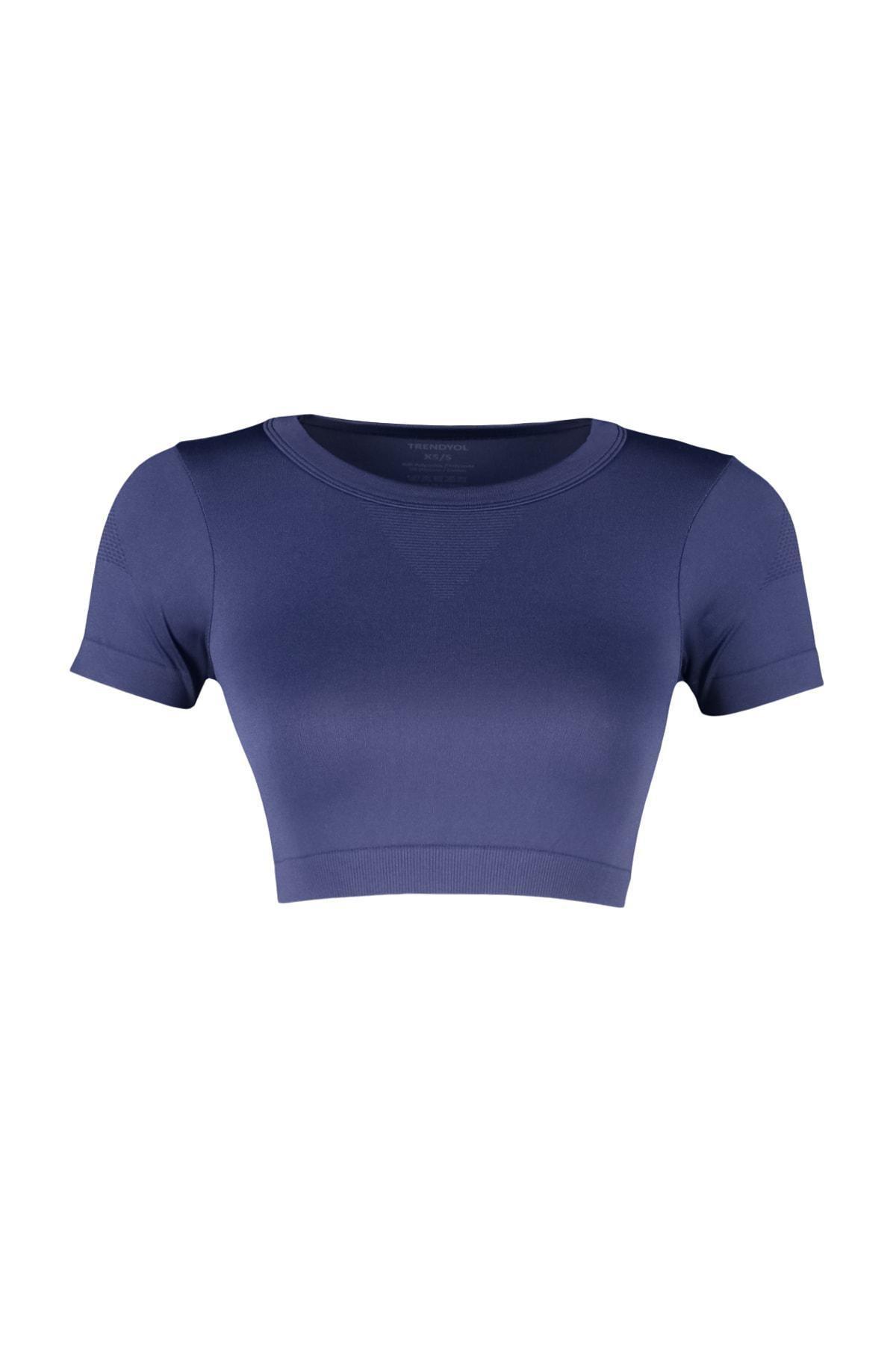 Navy Technical Cropped Top, , large image number 7