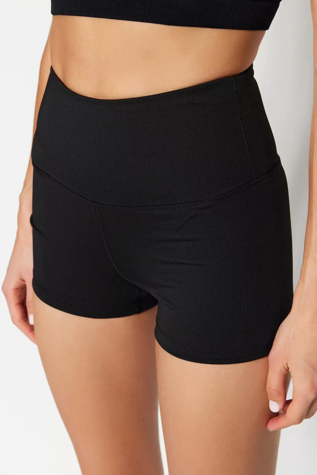Black High Waist Sports Leggings, , large image number 2